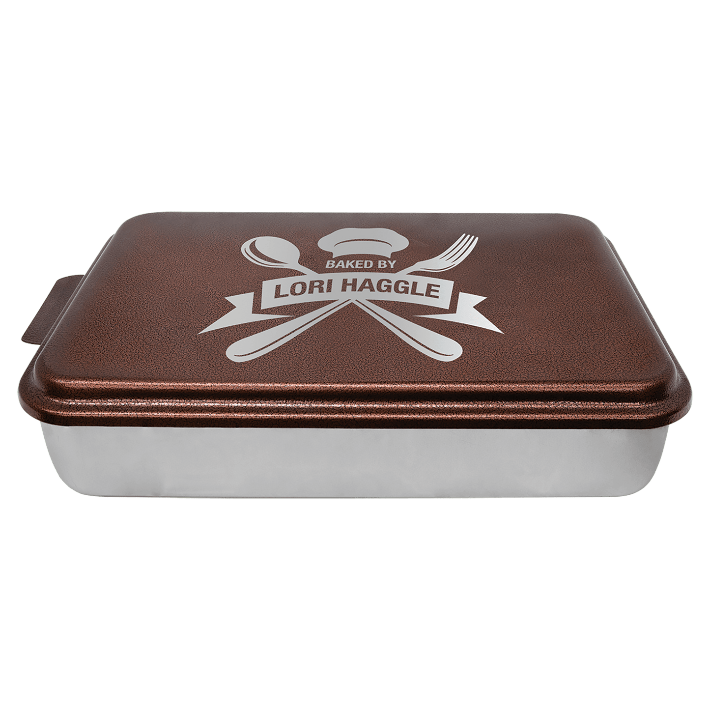 9" x 13" Aluminum Cake Pan with Copper Lid