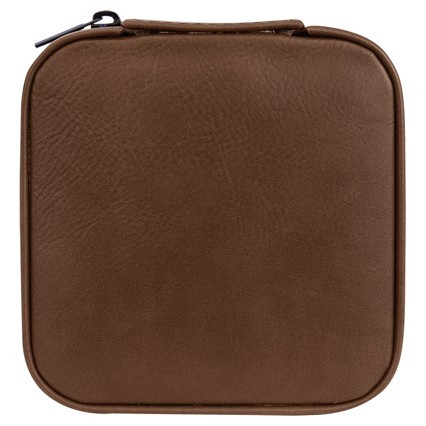 EngraveElite Vegan Leather Travel Jewelry Box - Black, Dark Brown