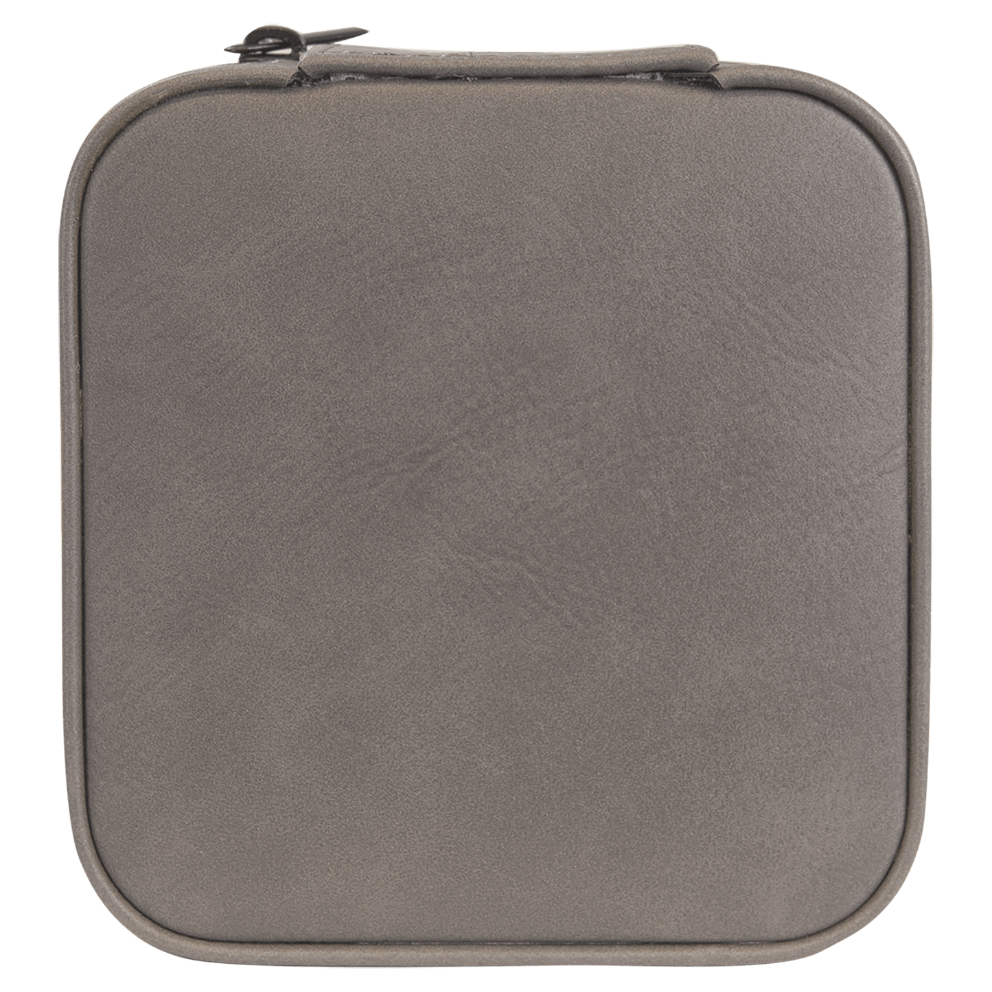EngraveElite Vegan Leather Travel Jewelry Box - Black, Gray