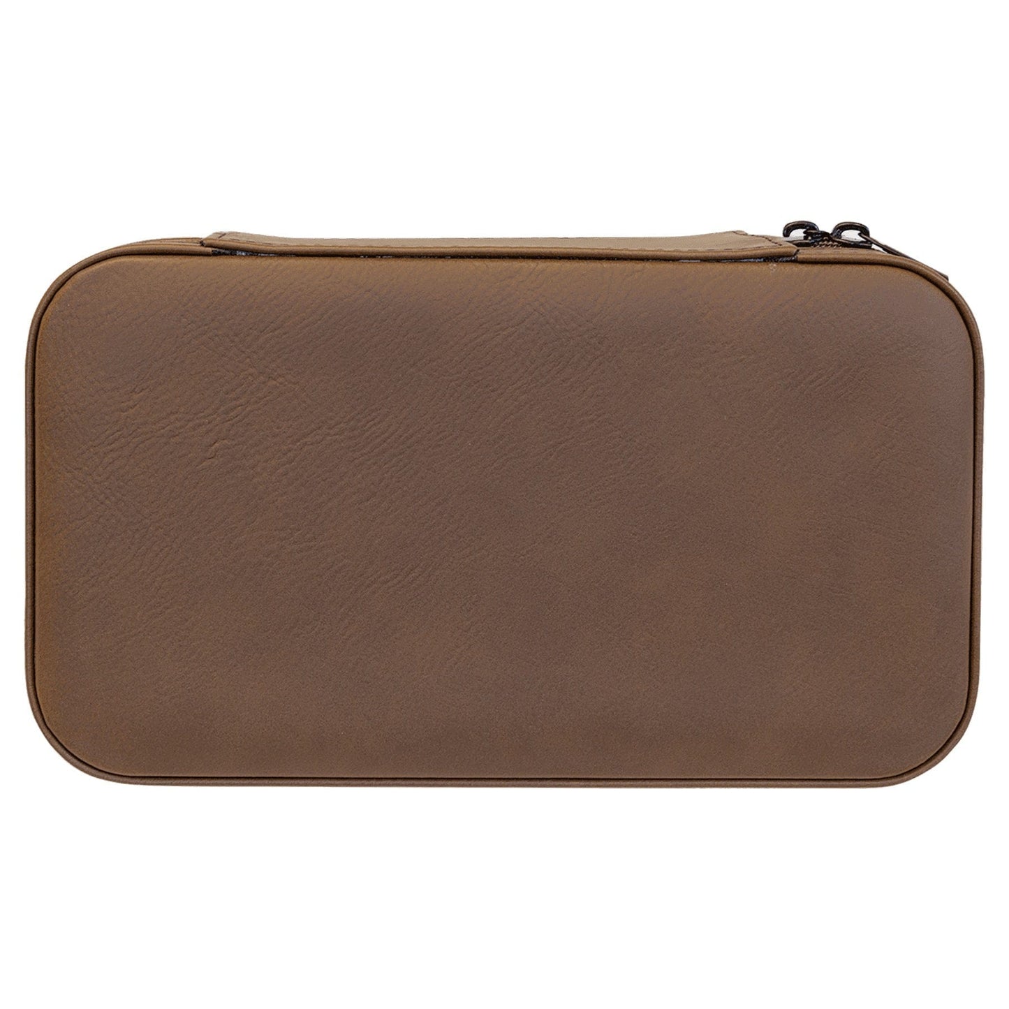 Dark Brown Large Leatherette Jewelry Box