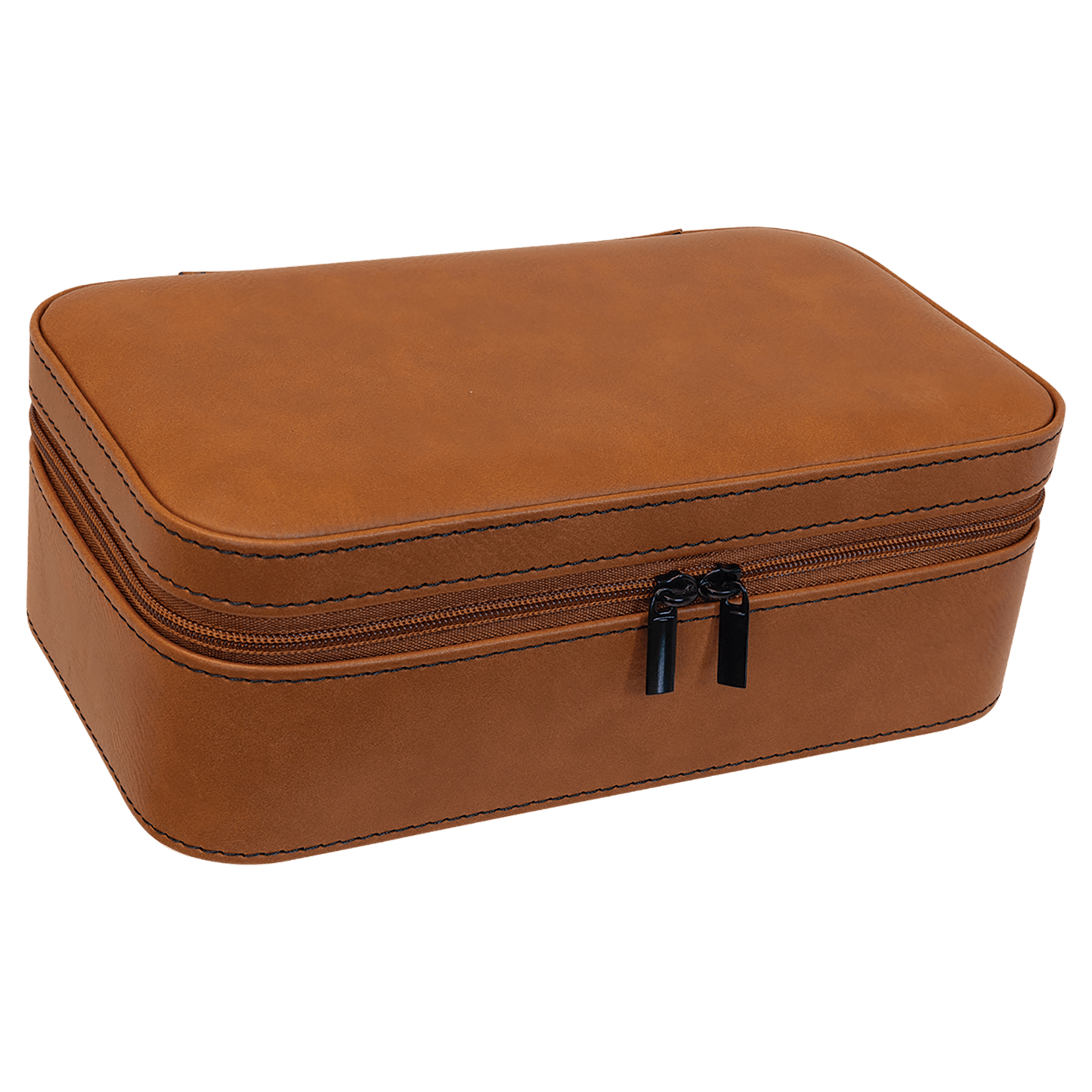 7 1/2" X 4 1/2" Rawhide Laserable Leatherette Jewelry Box