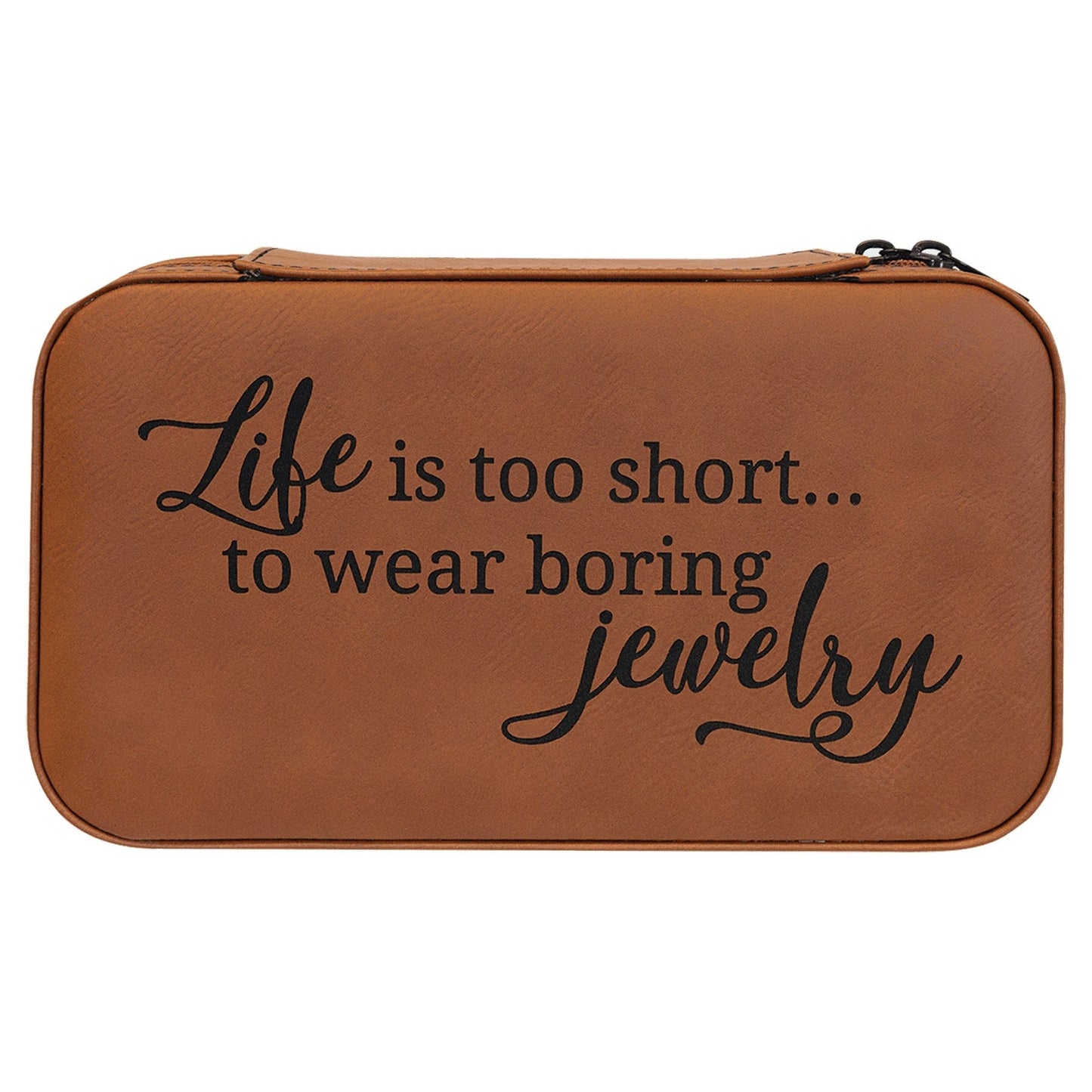 Rawhide Large Leatherette Jewelry Box