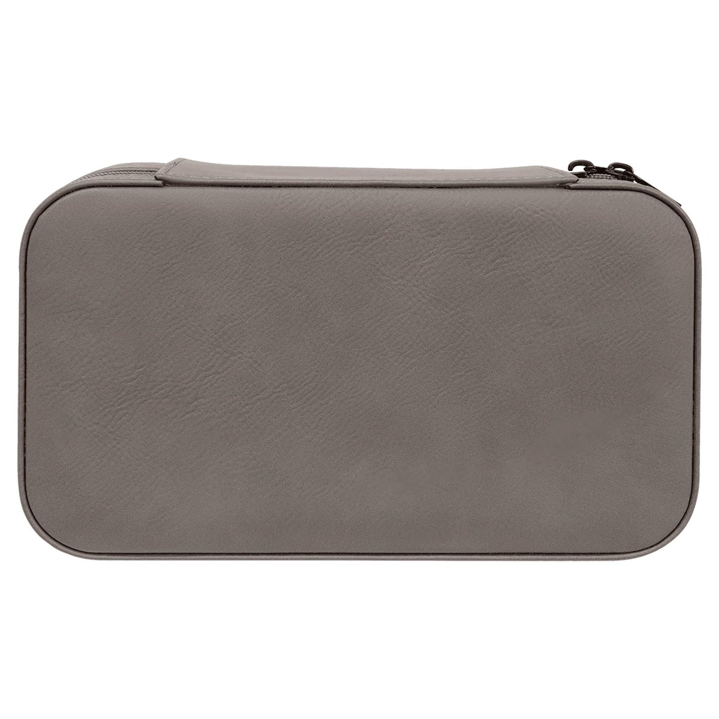Gray Large Leatherette Jewelry Box
