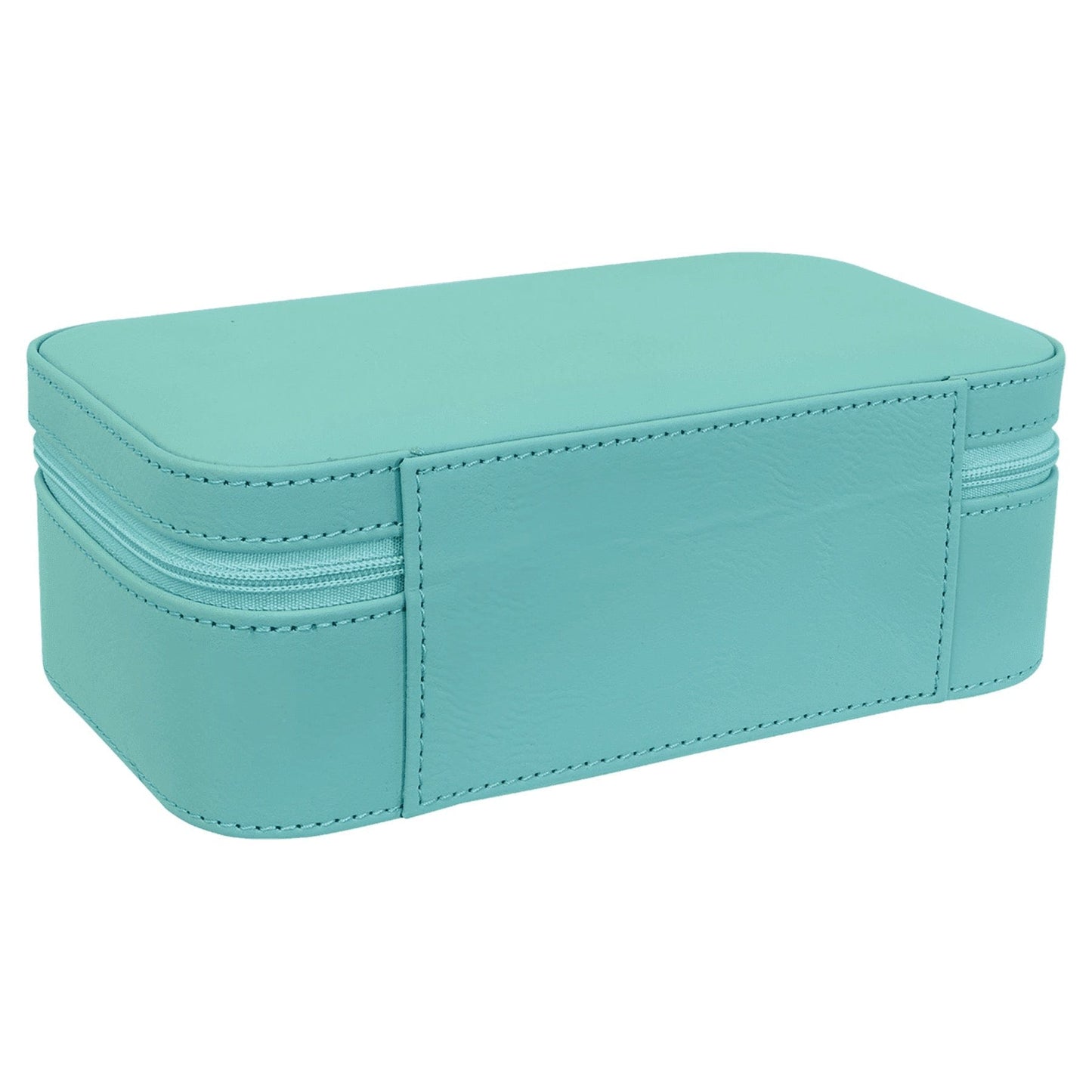 Teal Large Leatherette Jewelry Box