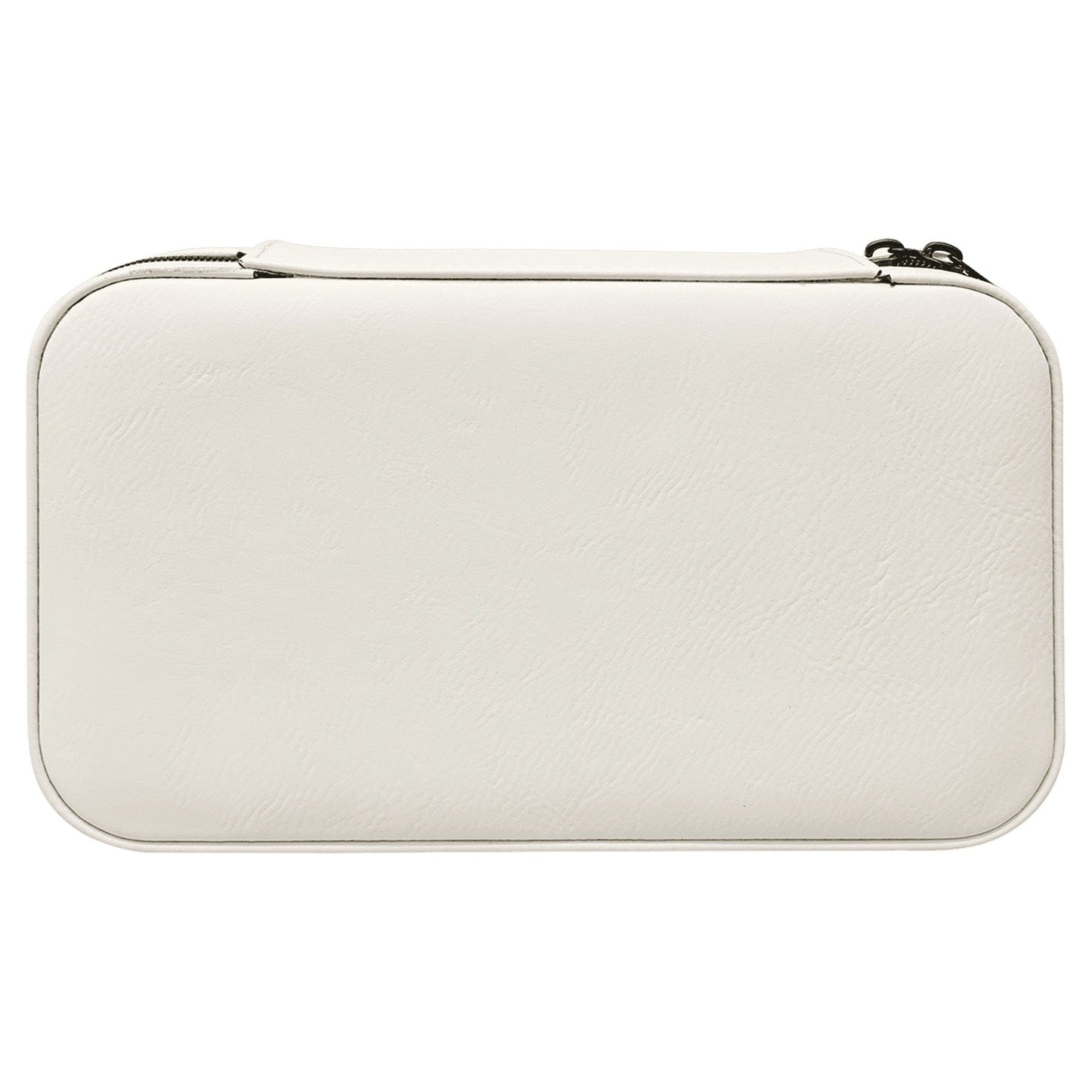 White Large Leatherette Jewelry Box