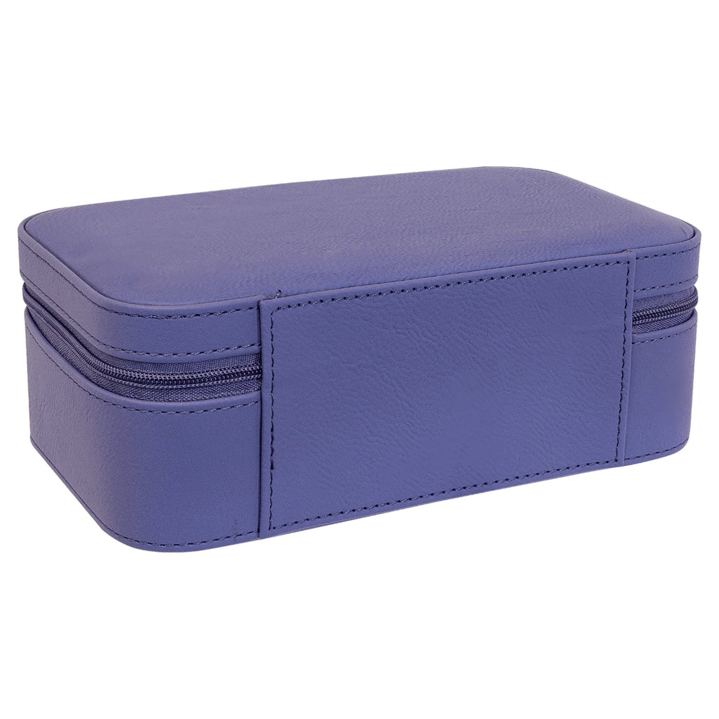 Purple Large Leatherette Jewelry Box