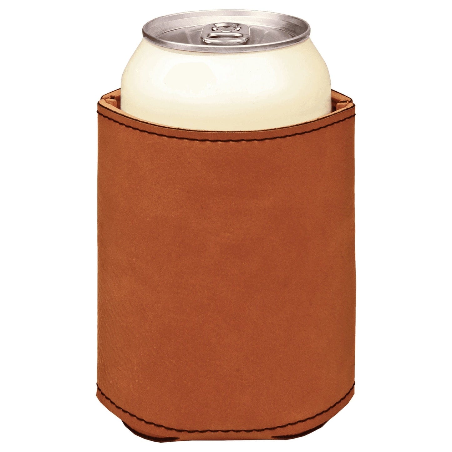 3 3/4" Rawhide Laserable Leatherette Beverage