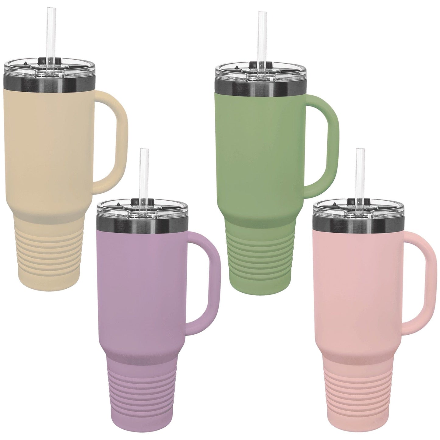 40 oz Polar Camel Travel Mug with Handle and Straw - Limited Edition Spring Collection