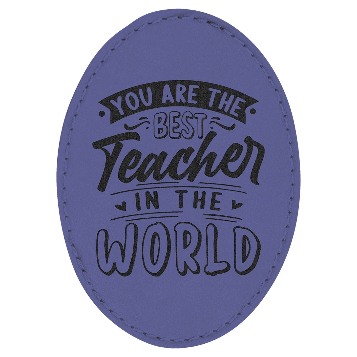 Premium Heat-Press Vegan Leather Patches – Personalized