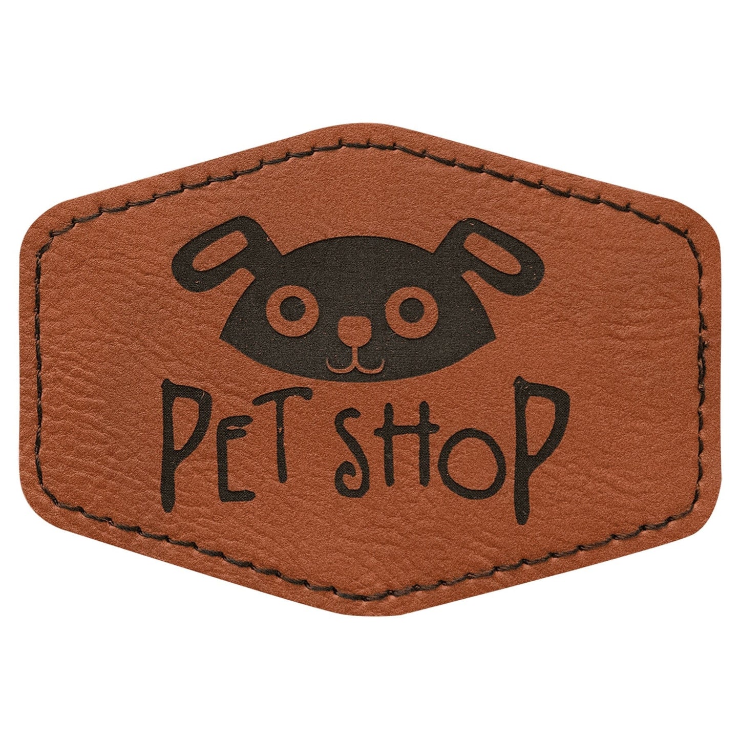 Premium Heat-Press Vegan Leather Patches – Personalized