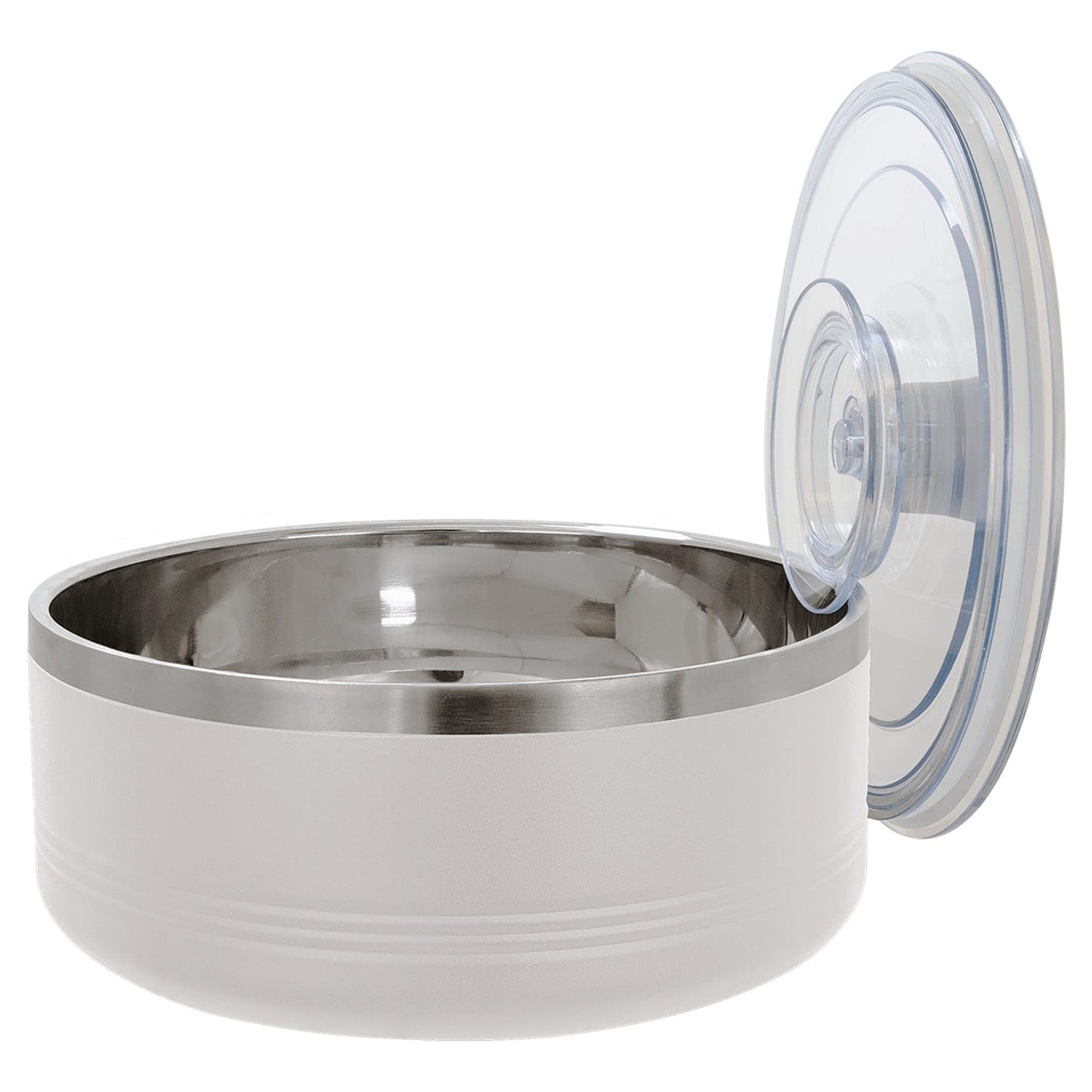 LSB202 - Polar Camel White 1 1/4 Quart Serving Bowl with Lid