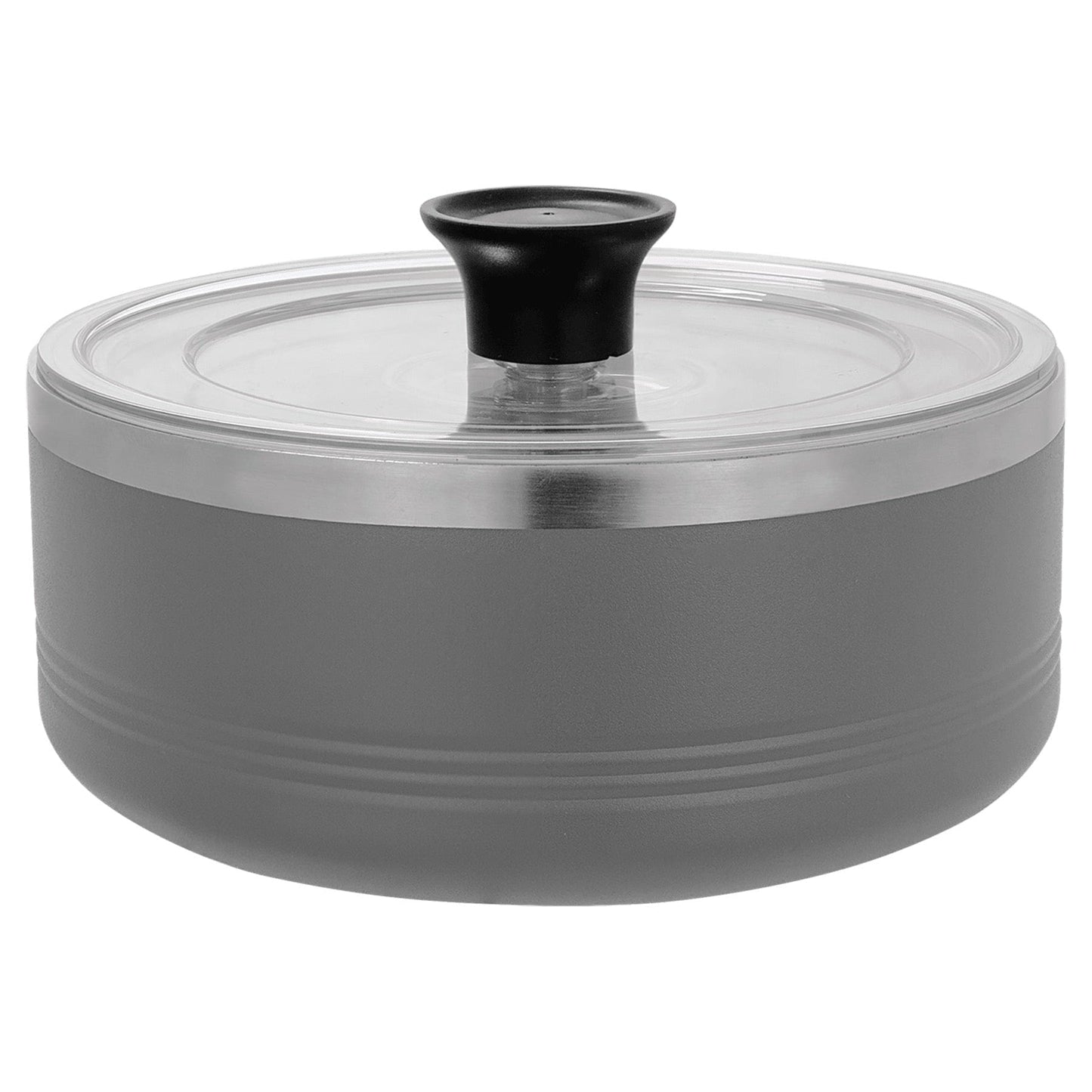 LSB203 - Polar Camel Gray 1 1/4 Quart Serving Bowl with Lid