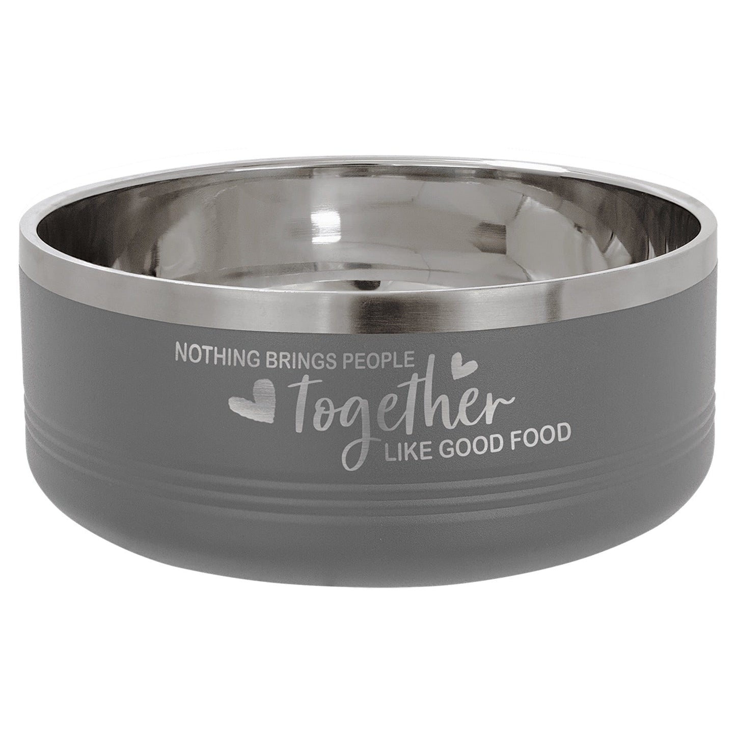 LSB203 - Polar Camel Gray 1 1/4 Quart Serving Bowl with Lid