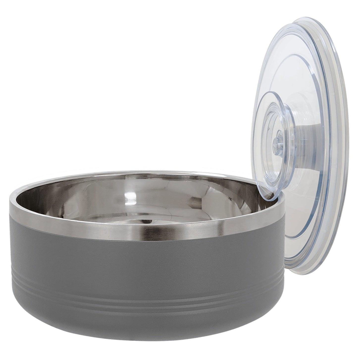 LSB203 - Polar Camel Gray 1 1/4 Quart Serving Bowl with Lid