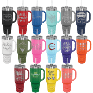 Polar Camel 40 oz. Travel Mug with Handle Sample Set