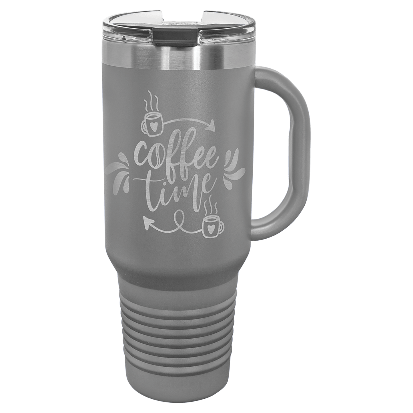 40 oz Polar Camel Travel Mug with Handle and Straw – Personalized Stainless Steel