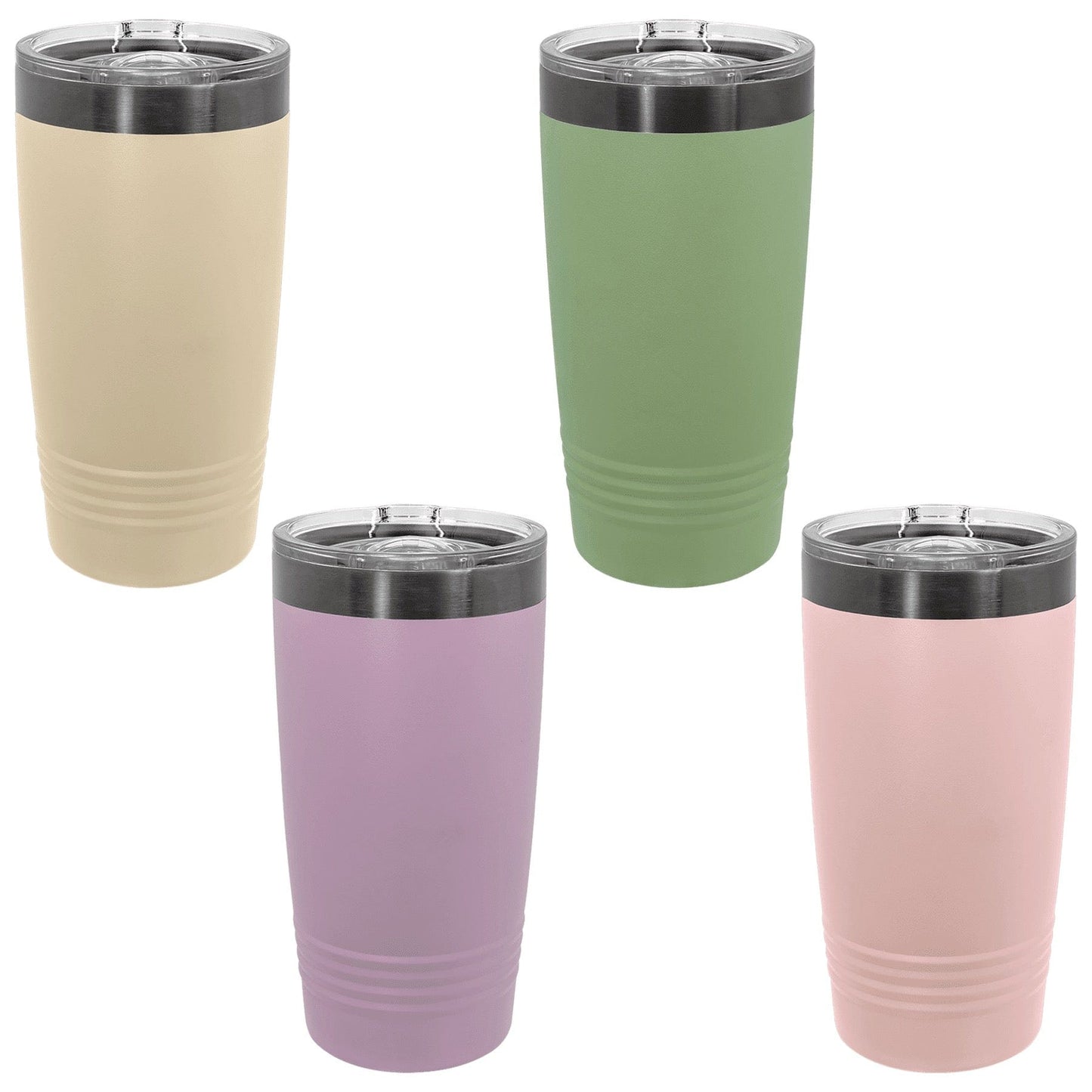 20 oz. Pastel/Ghost Black Set
