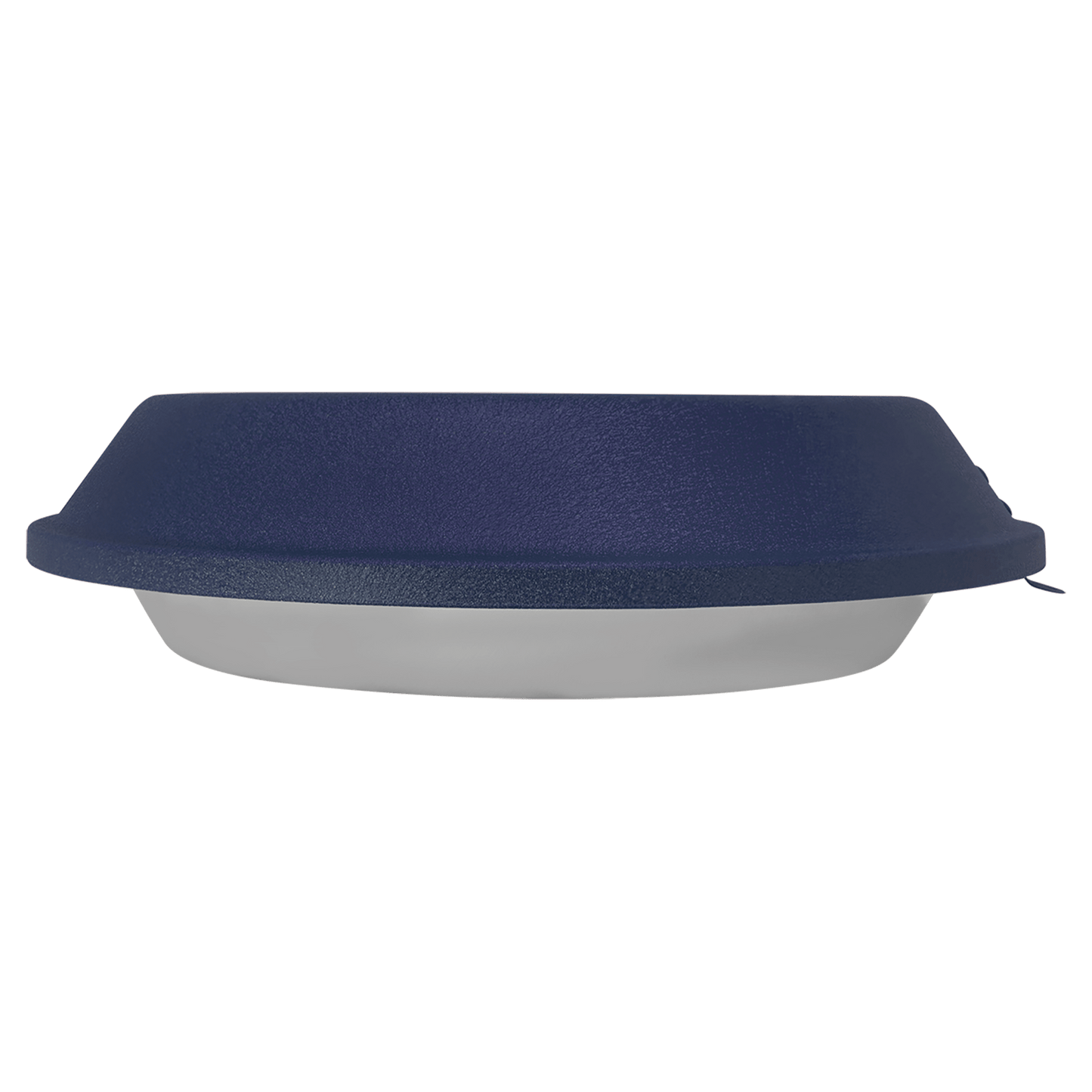 9" Aluminum Pie Pan with Navy Blue Lid