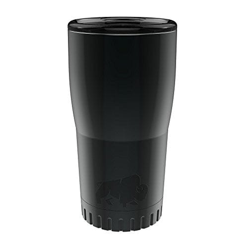 Silver Buffalo Stainless Steel Insulated Tumbler, 20 oz., Black