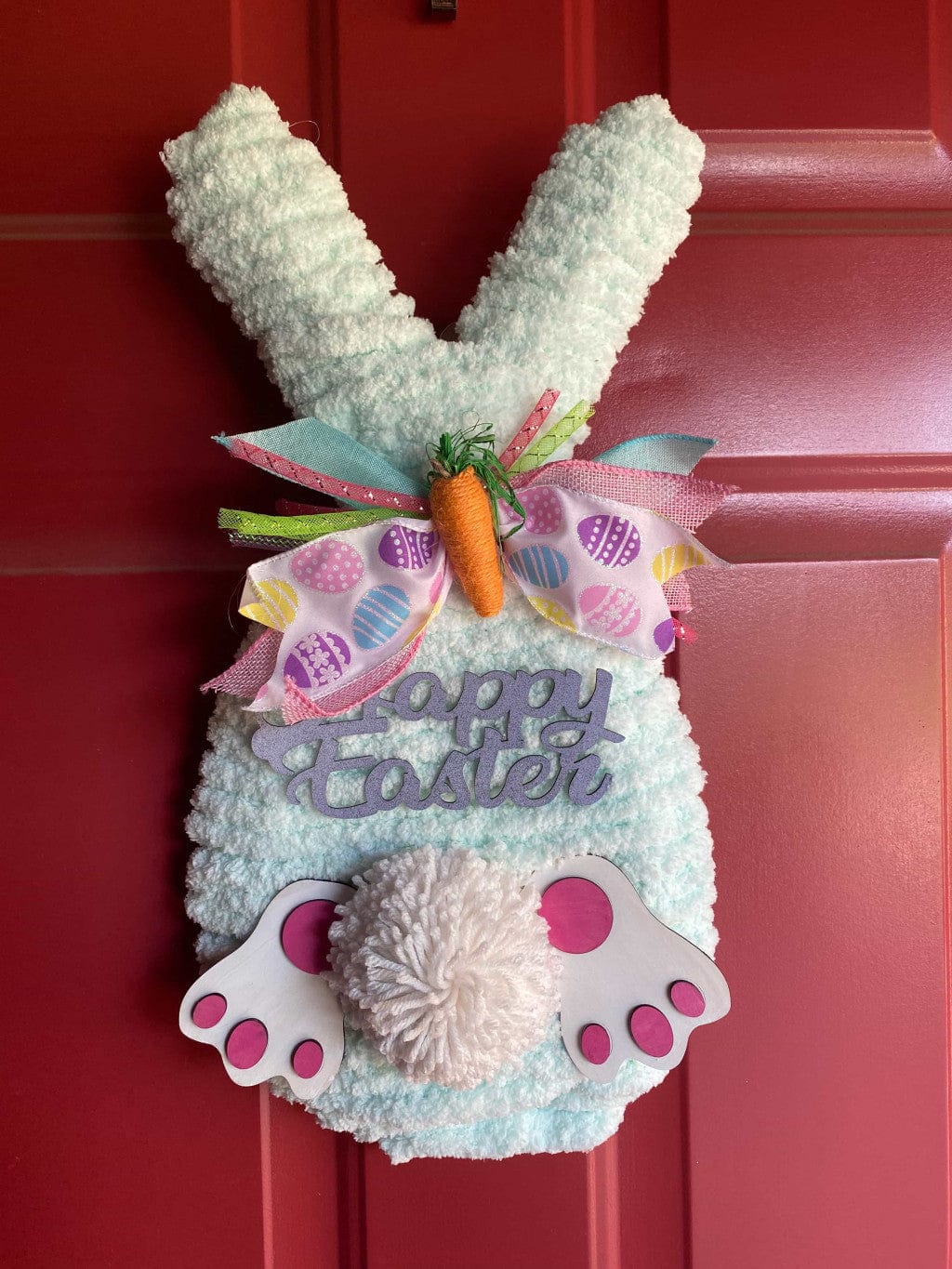 Fluffy Bunny Door Charm – Pastel Pop