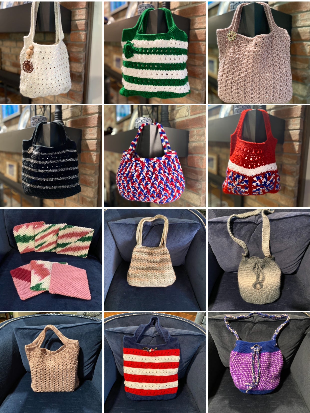 Crochet Handbags and more