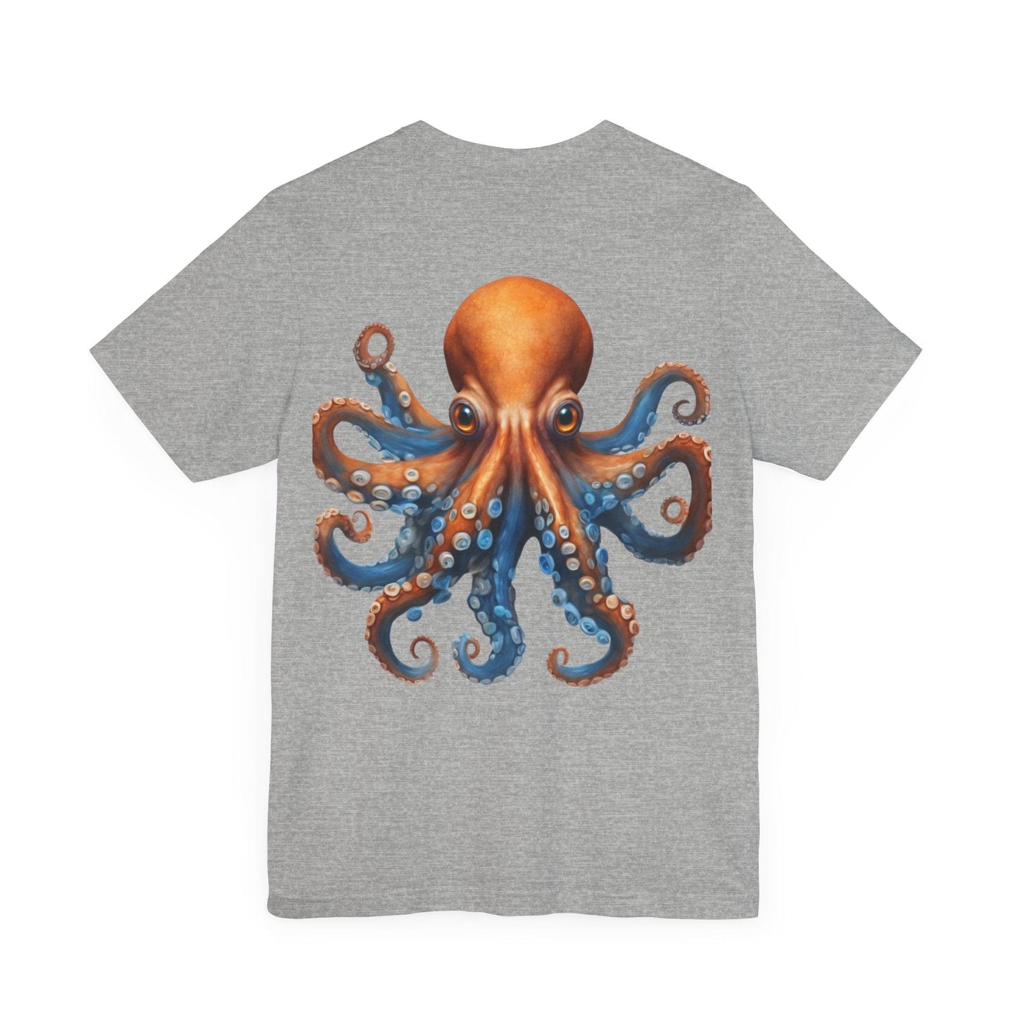 Orange Octopus Unisex Jersey Short Sleeve Tee