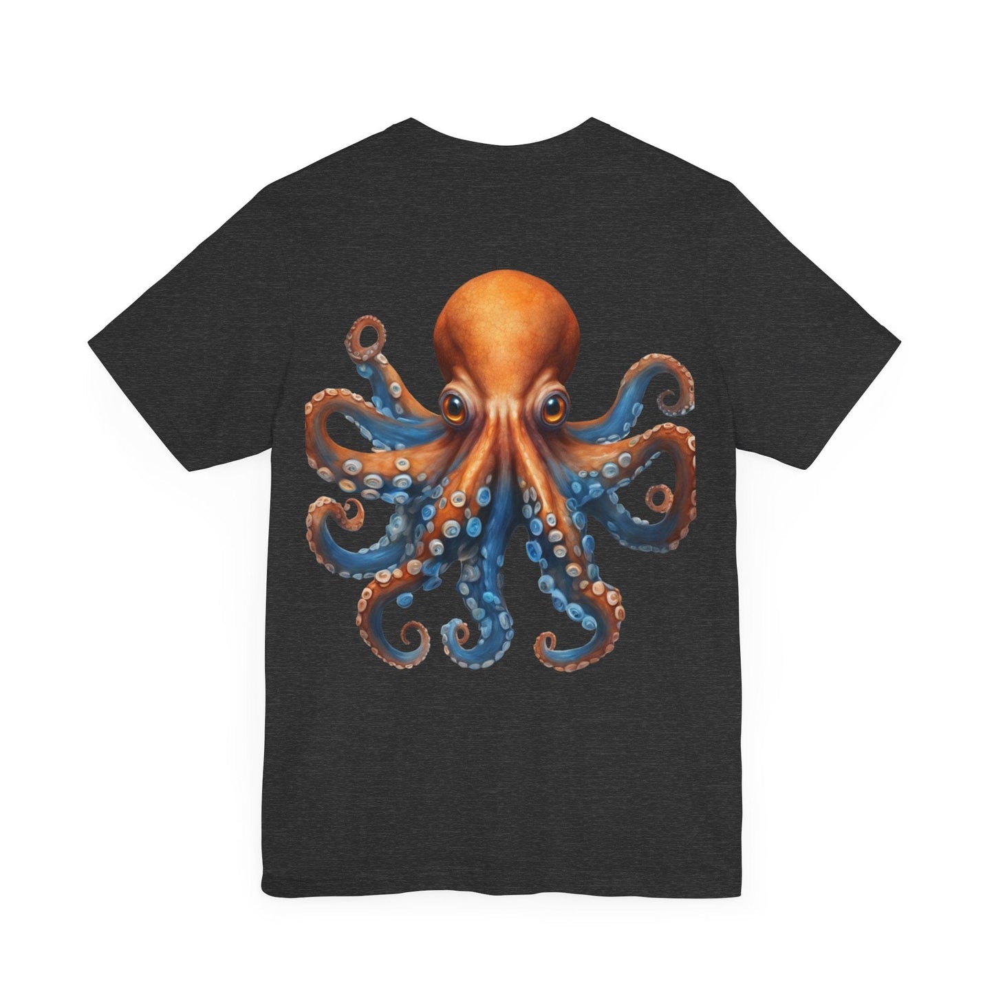 Orange Octopus Unisex Jersey Short Sleeve Tee