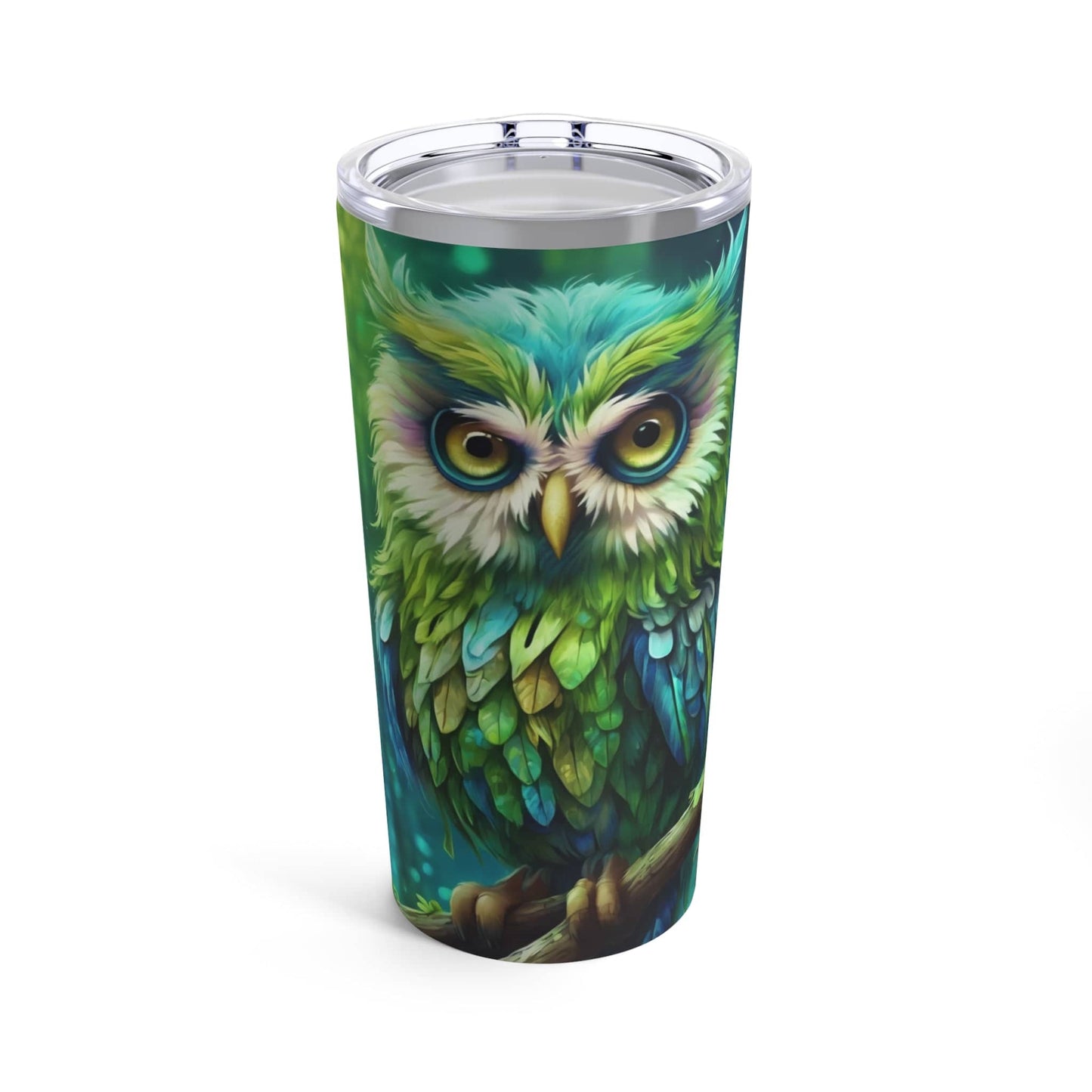 Owl (blue & green) Tumbler 20oz