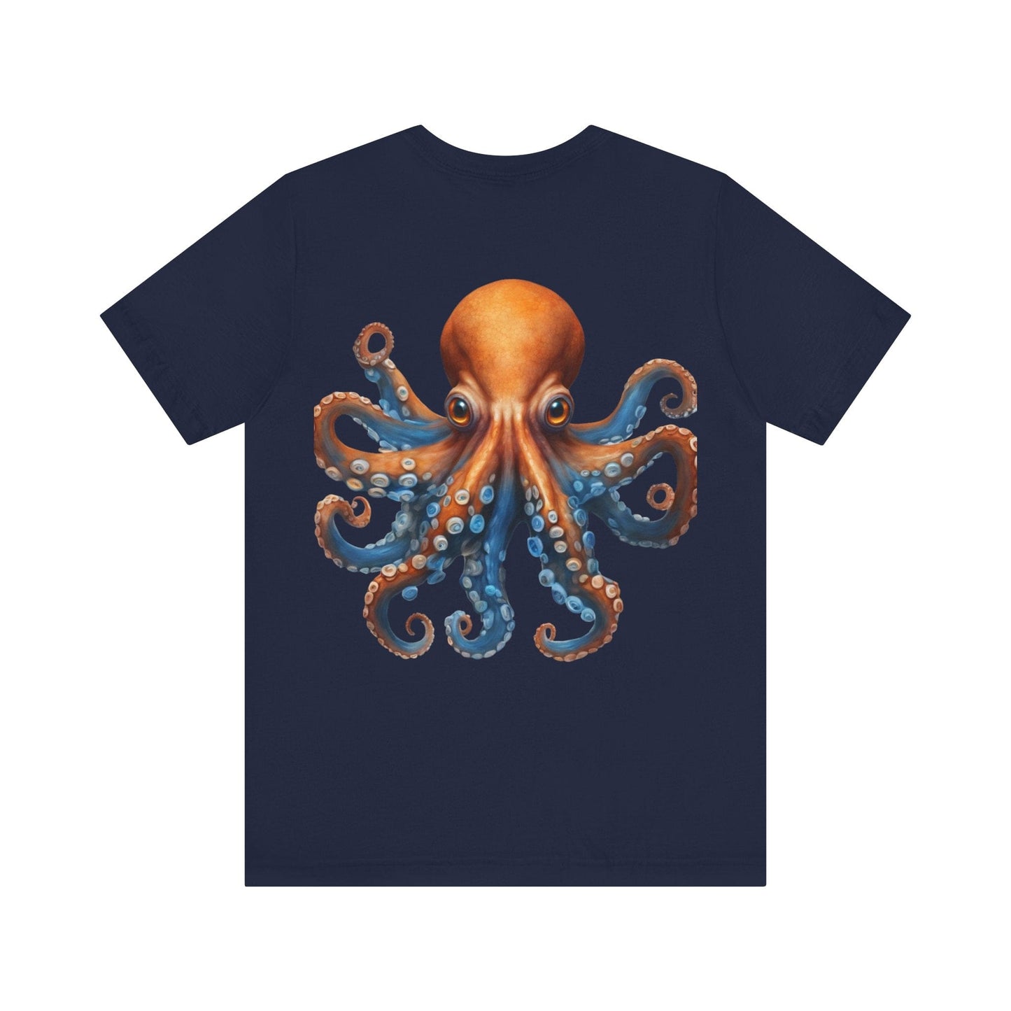 Orange Octopus Unisex Jersey Short Sleeve Tee