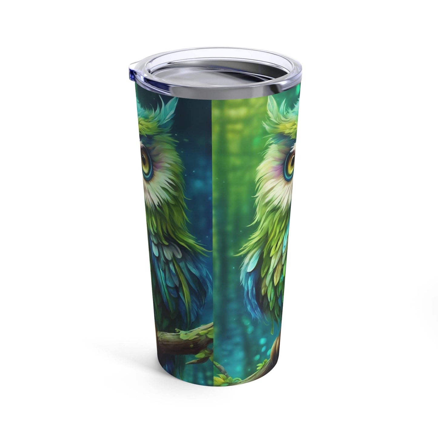 Owl (blue & green) Tumbler 20oz