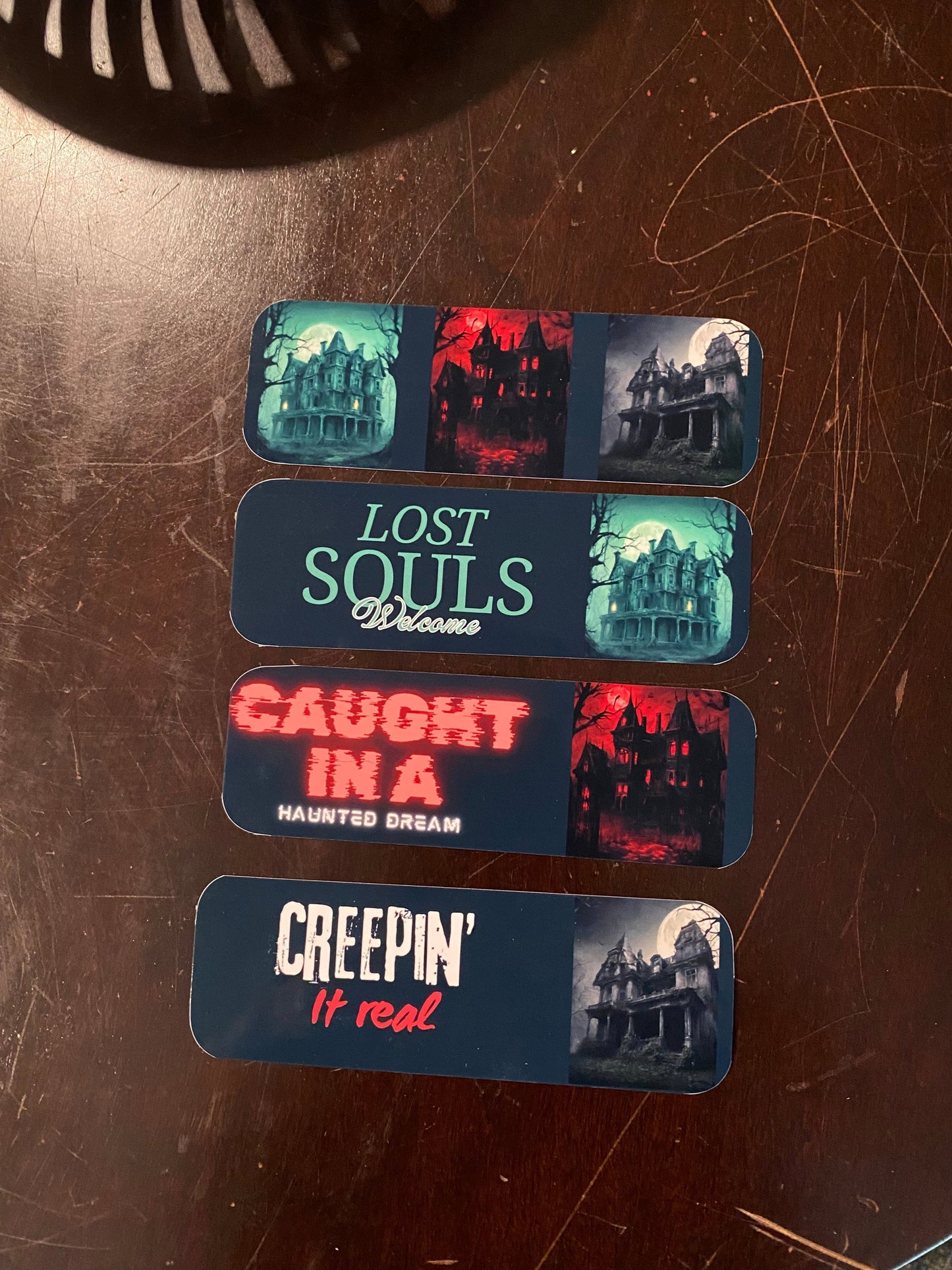 Haunted House Bookmark set