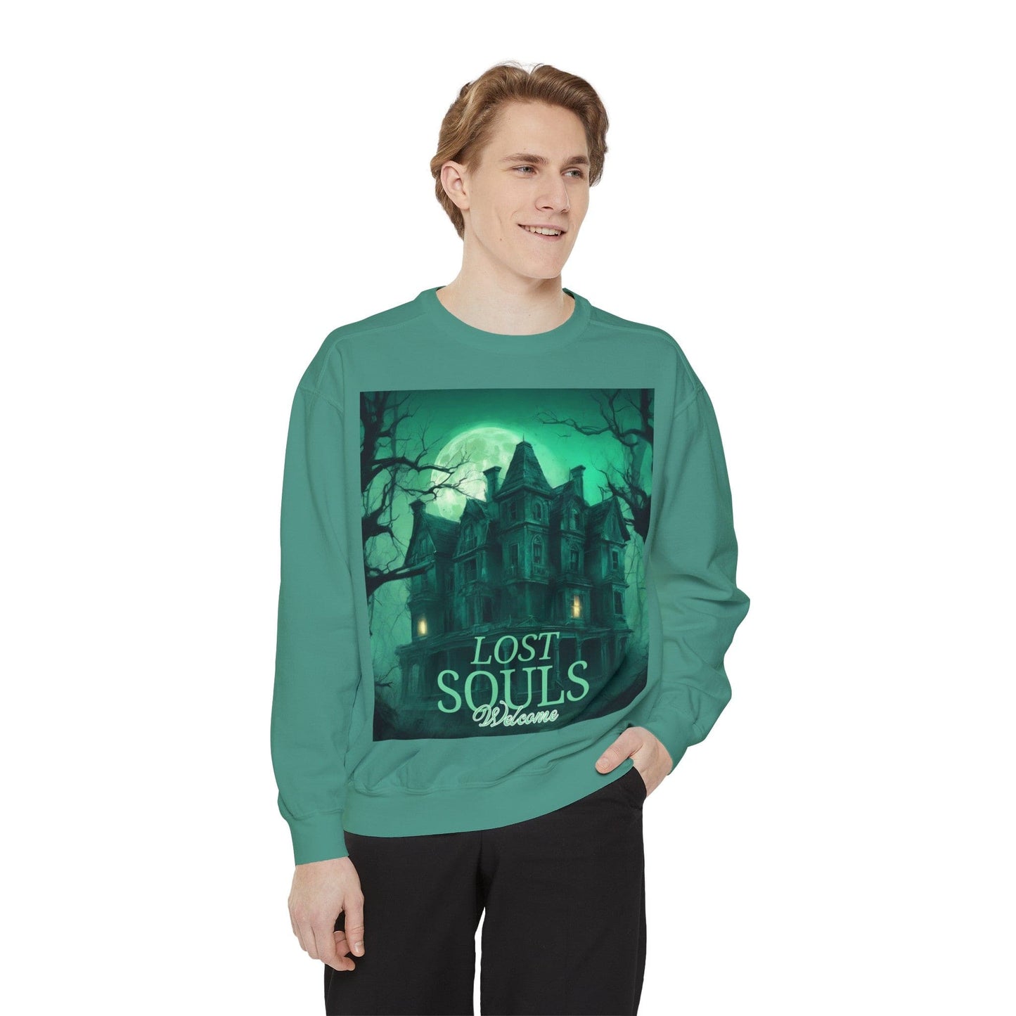 Lost Souls Welcome Unisex Garment-Dyed Sweatshirt