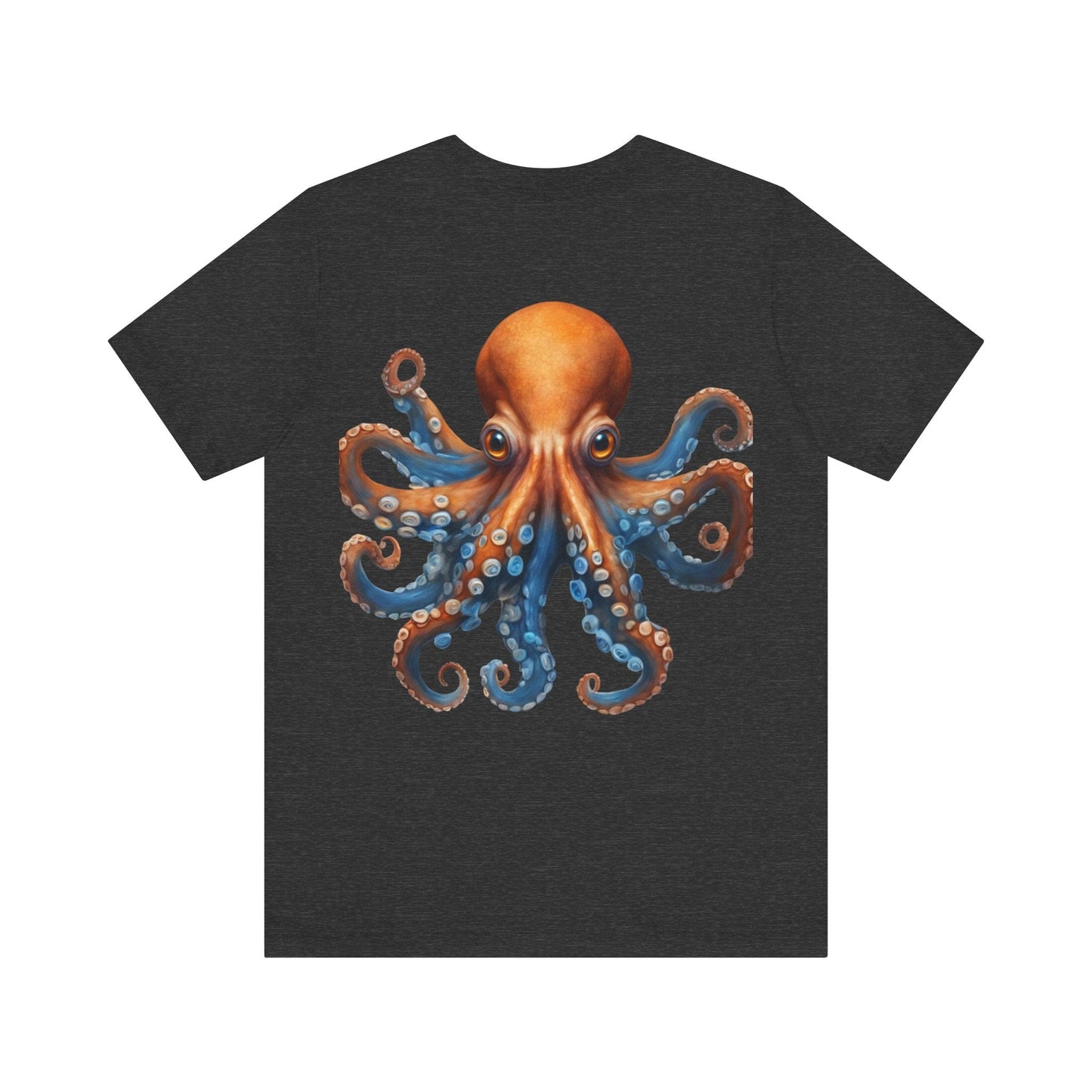 Orange Octopus Unisex Jersey Short Sleeve Tee