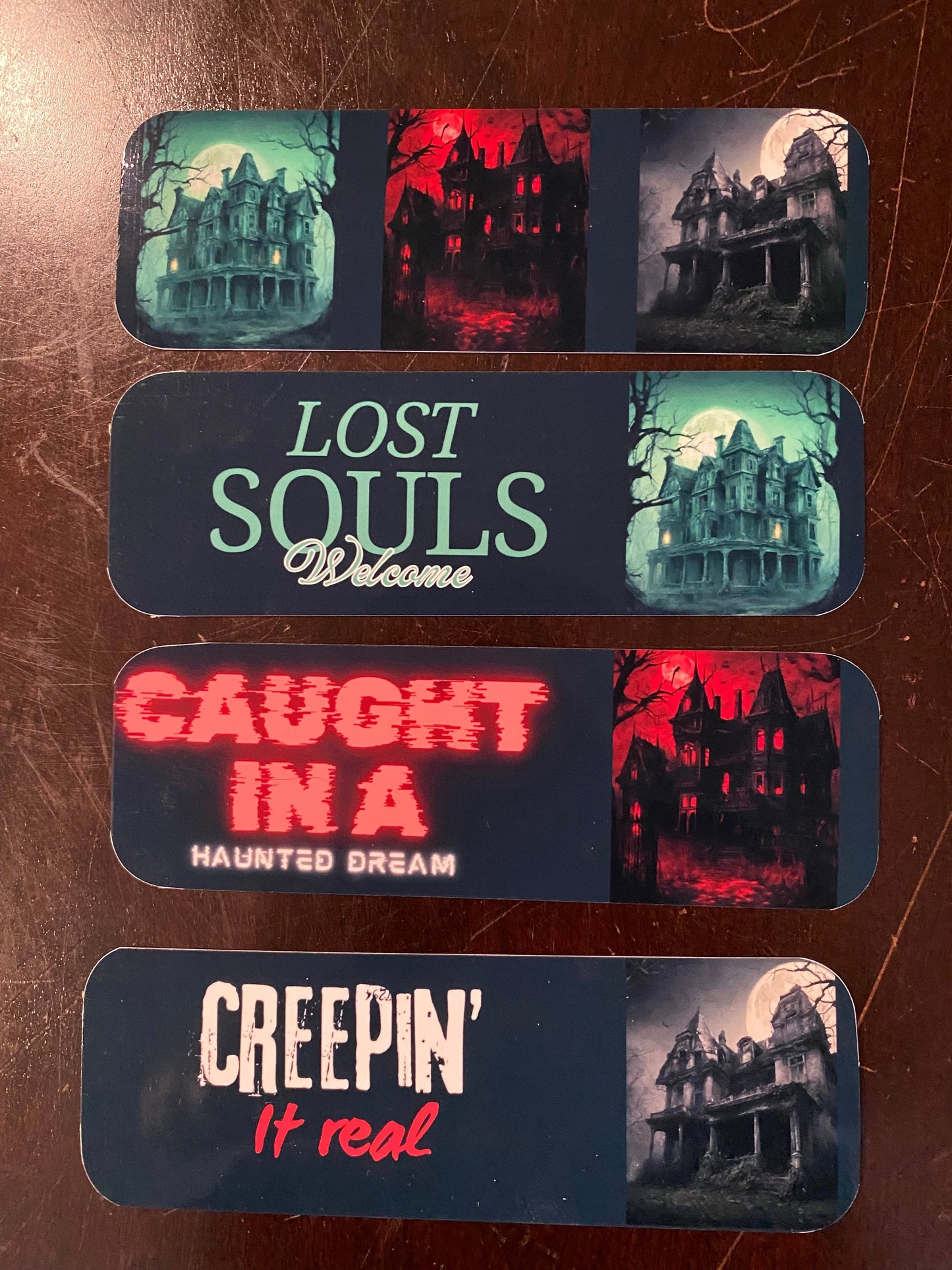 Haunted House Bookmark set