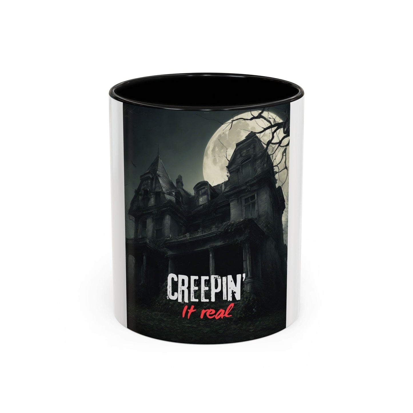 Creepin’ it real Accent Coffee Mug (11, 15oz)