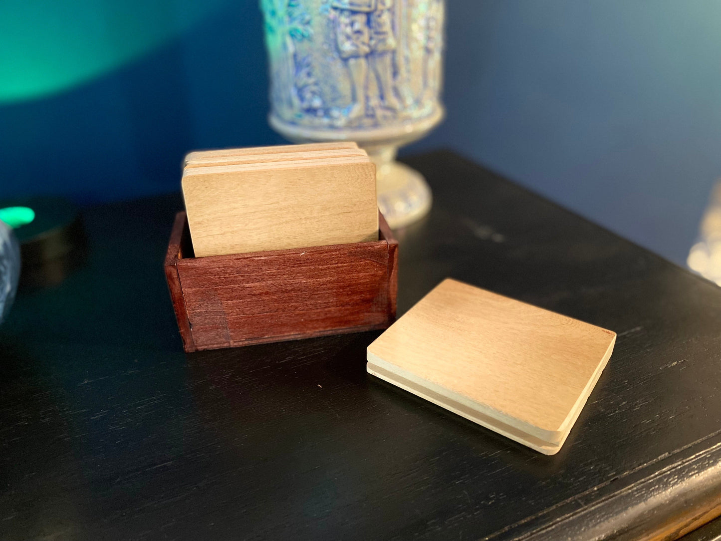 Wood Coaster Set