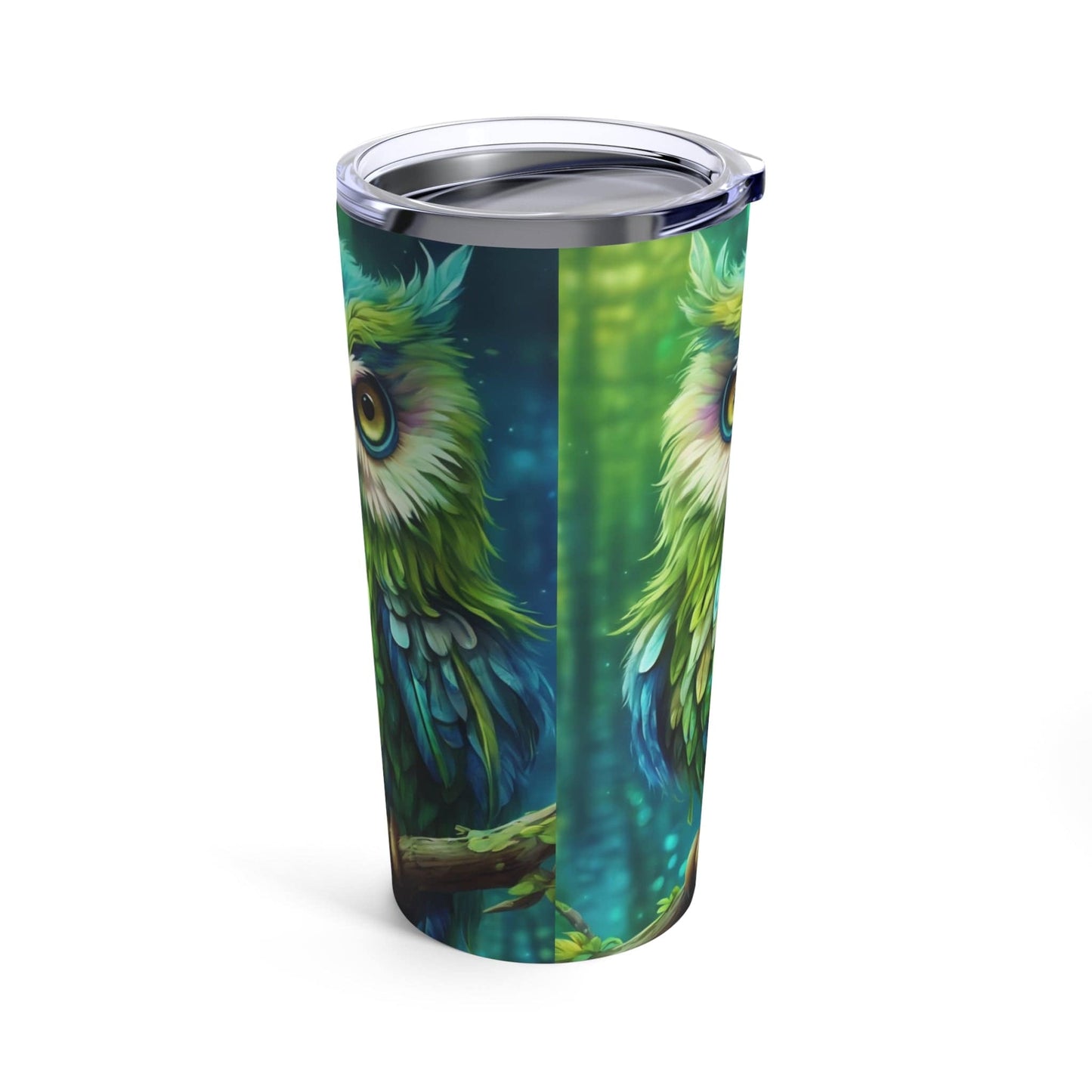 Owl (blue & green) Tumbler 20oz