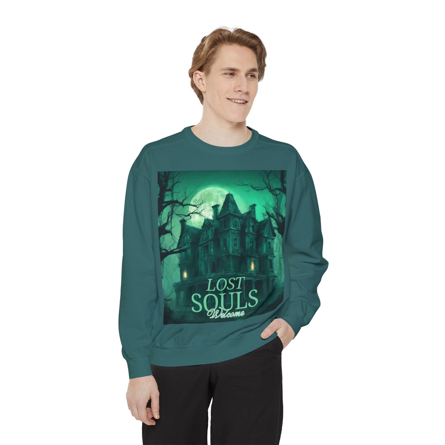 Lost Souls Welcome Unisex Garment-Dyed Sweatshirt