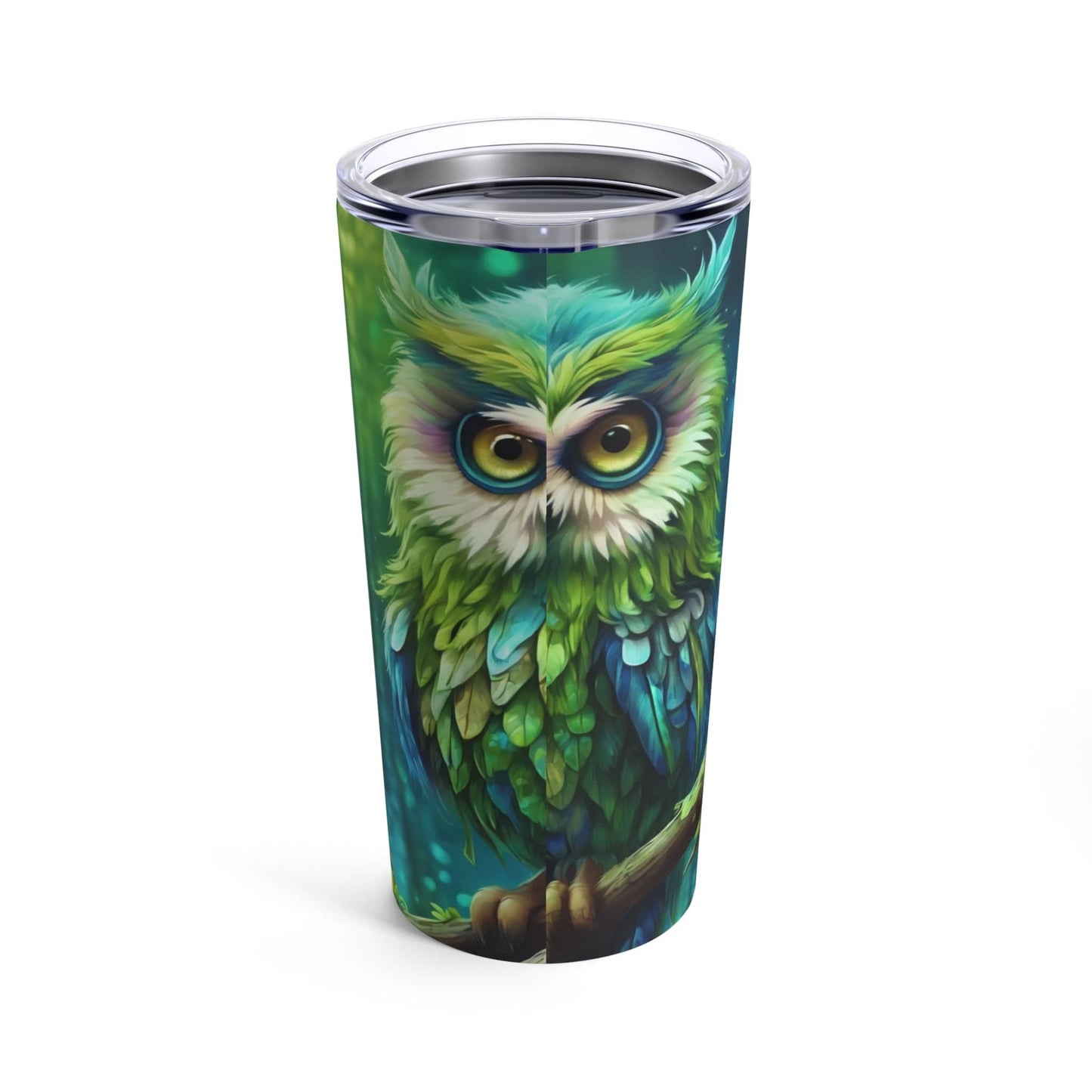 Owl (blue & green) Tumbler 20oz