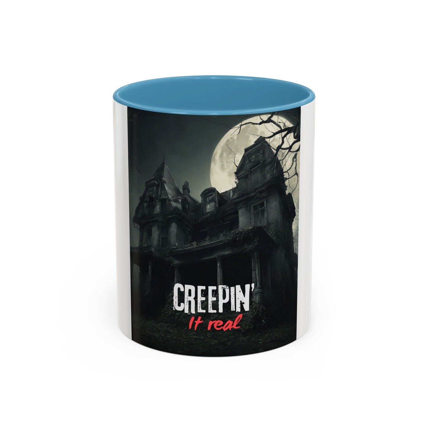 Creepin’ it real Accent Coffee Mug (11, 15oz)