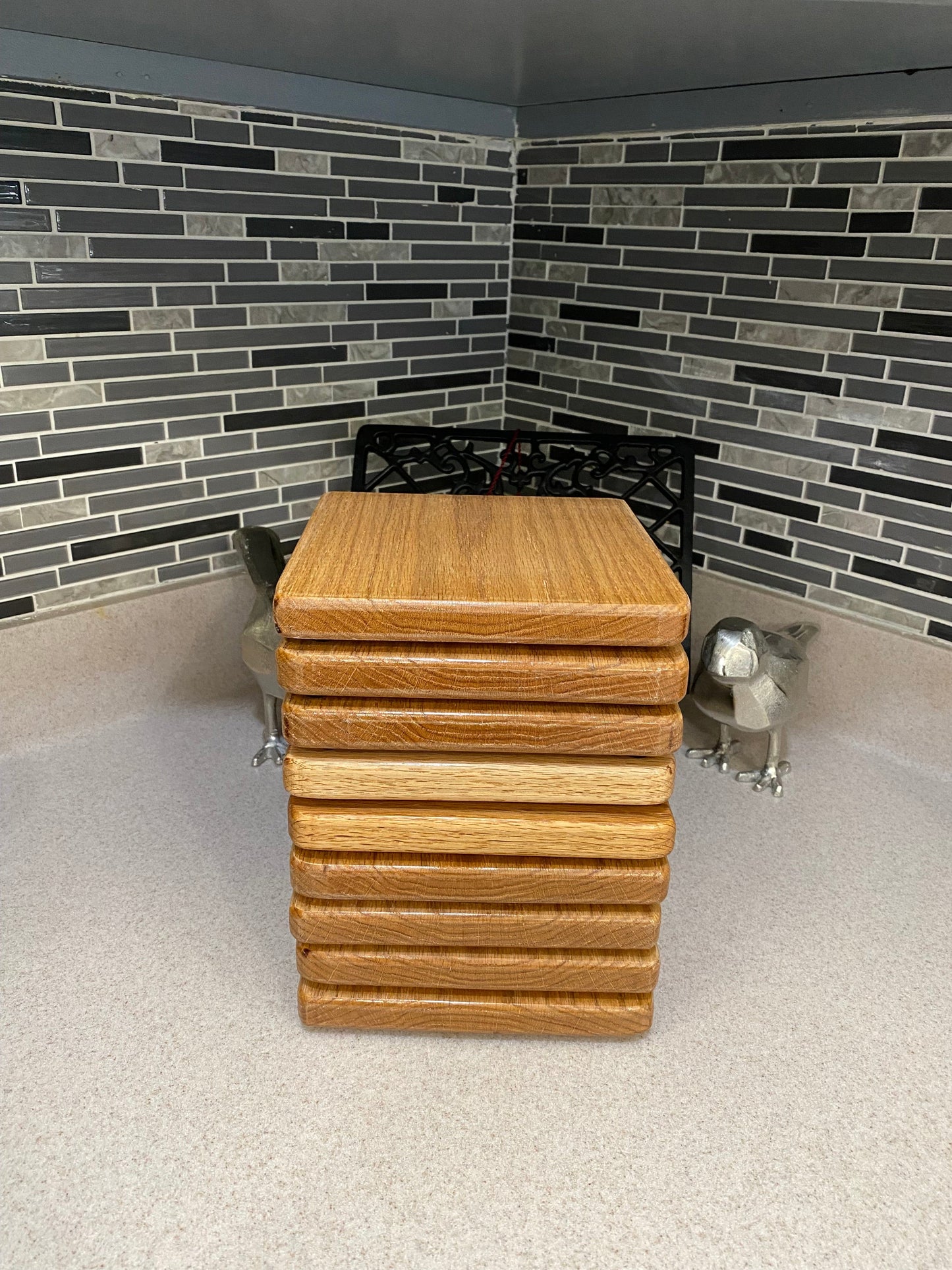 Solid Red Oak Cutting Board 7.25x7.25