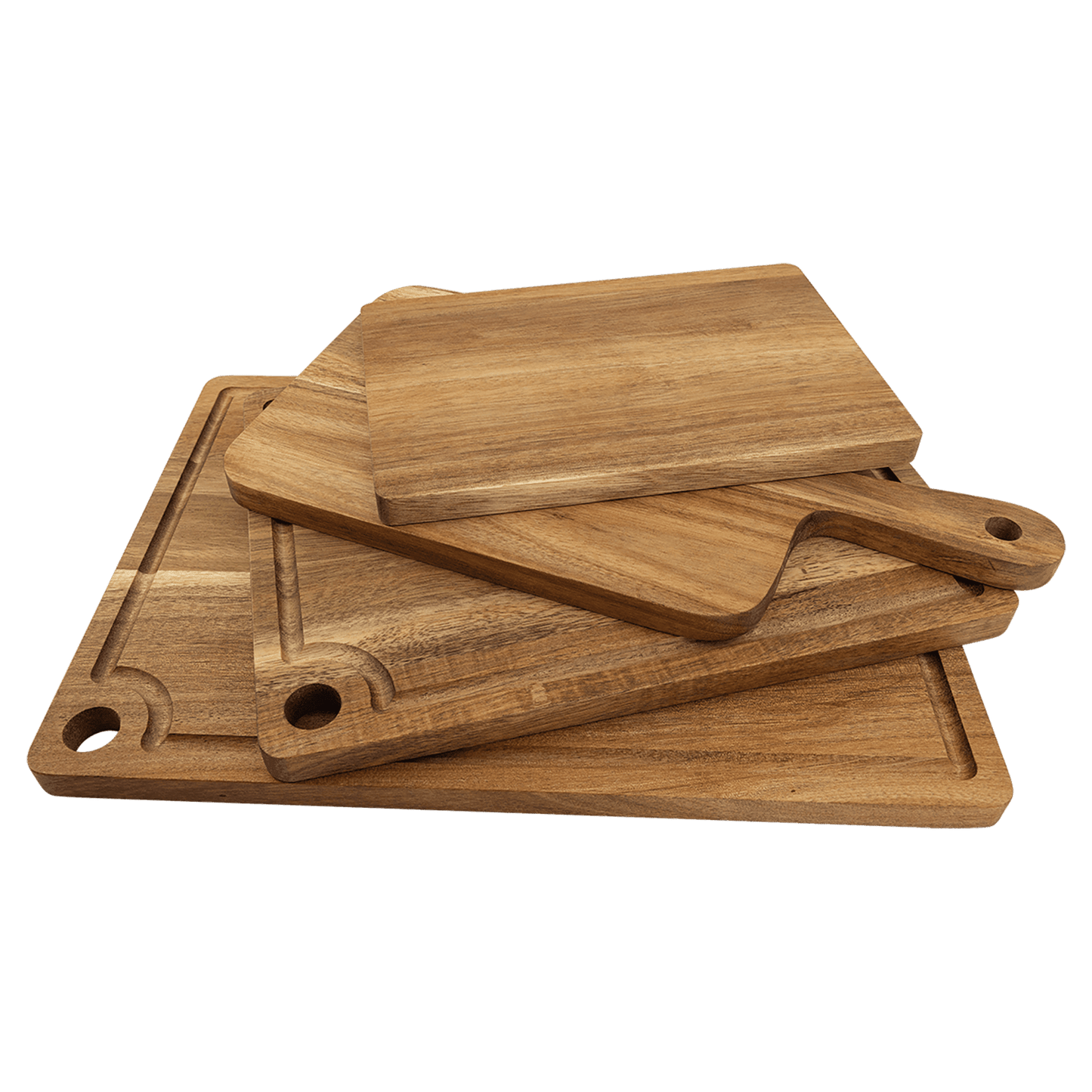 Personalized Acacia Wood Cutting Board | Custom Laser Engraved | 13¾" x 9¾"