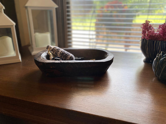 Wood Carved Bowl