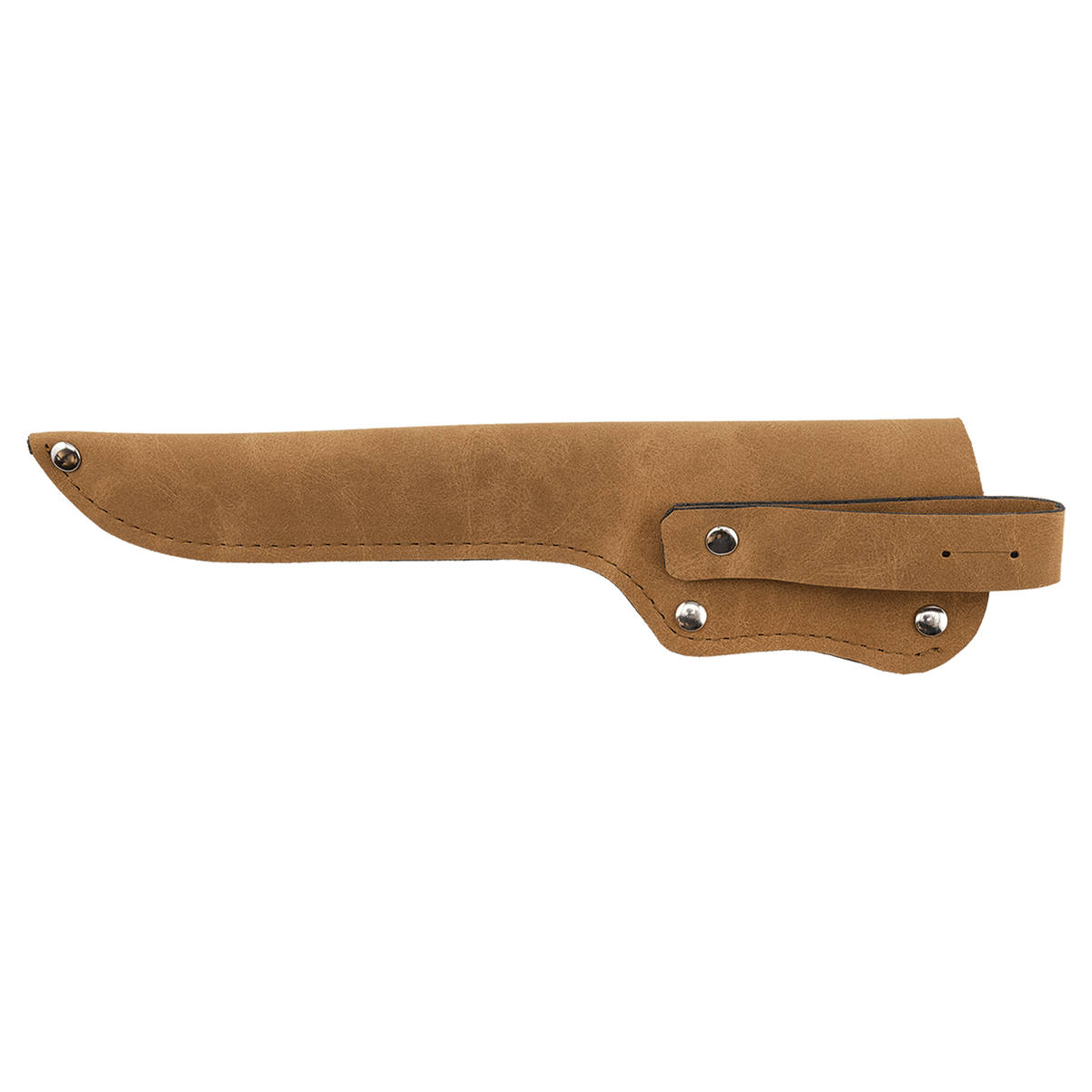 Bison River 7 1/4" Fillet Knife with Wood Handle and Leatherette Sheath