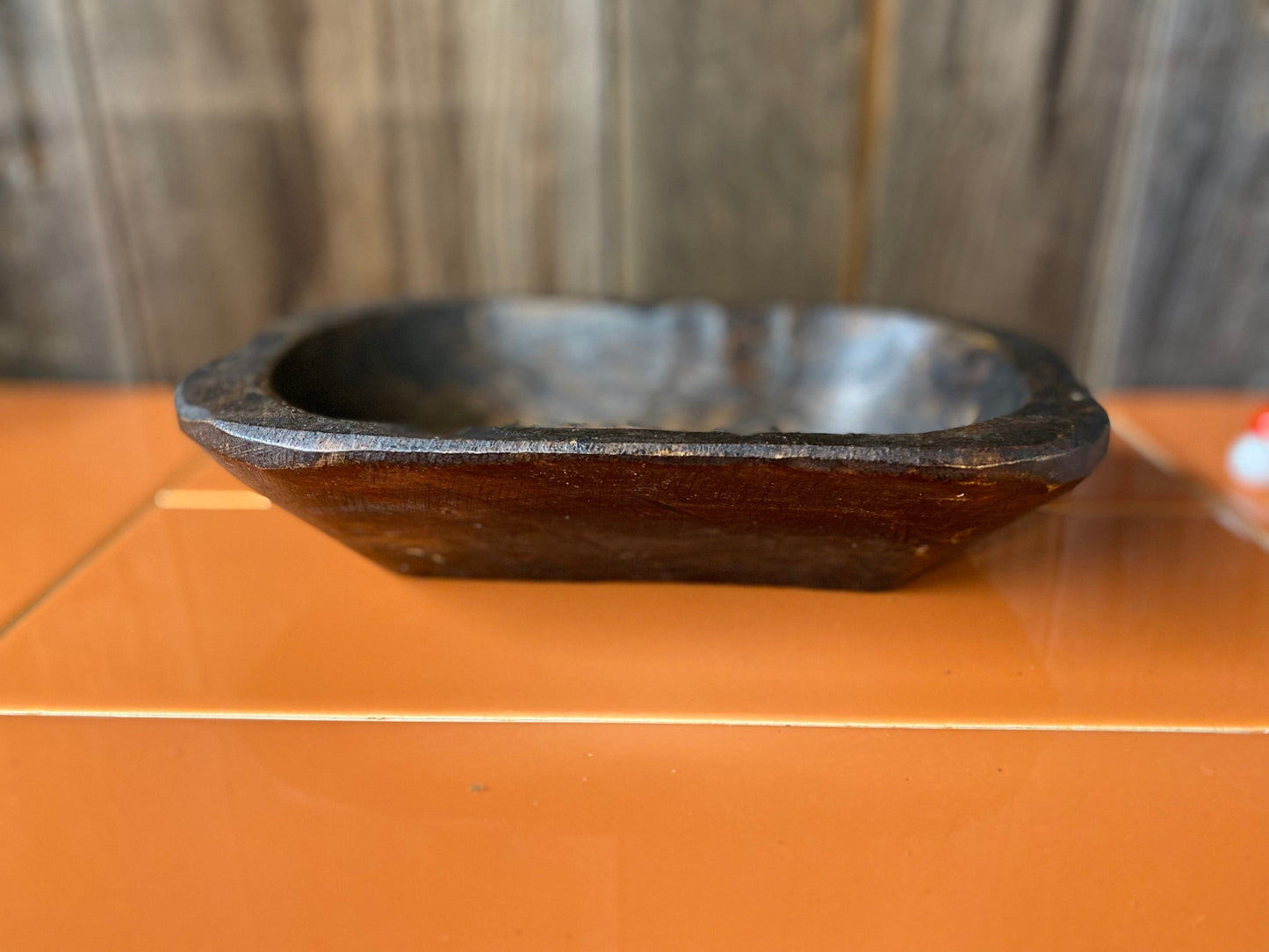 Wood Carved Bowl