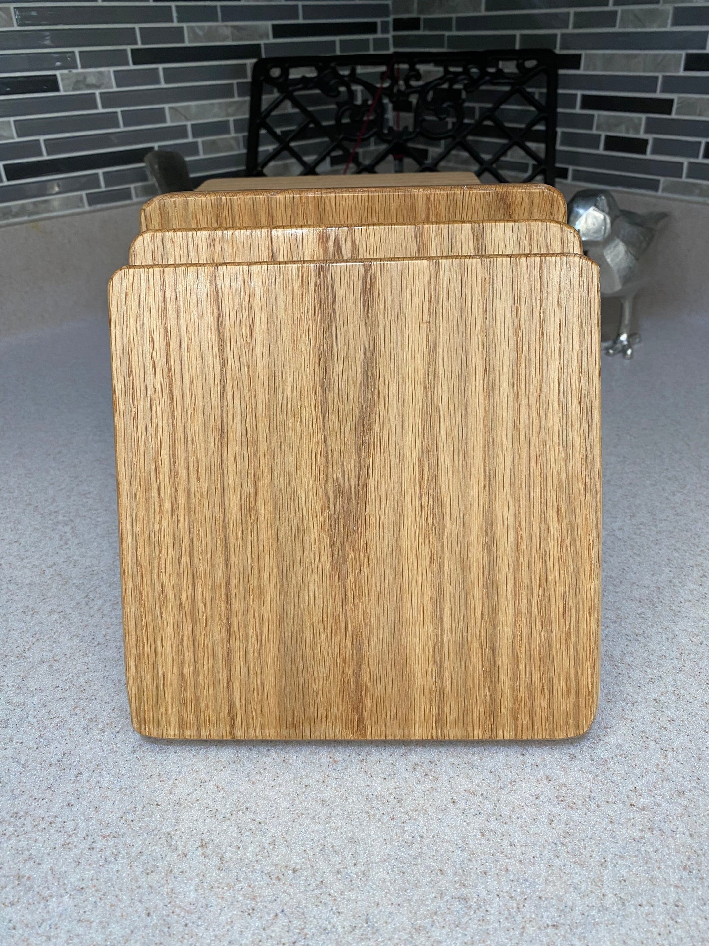 Solid Red Oak Cutting Board 7.25x7.25