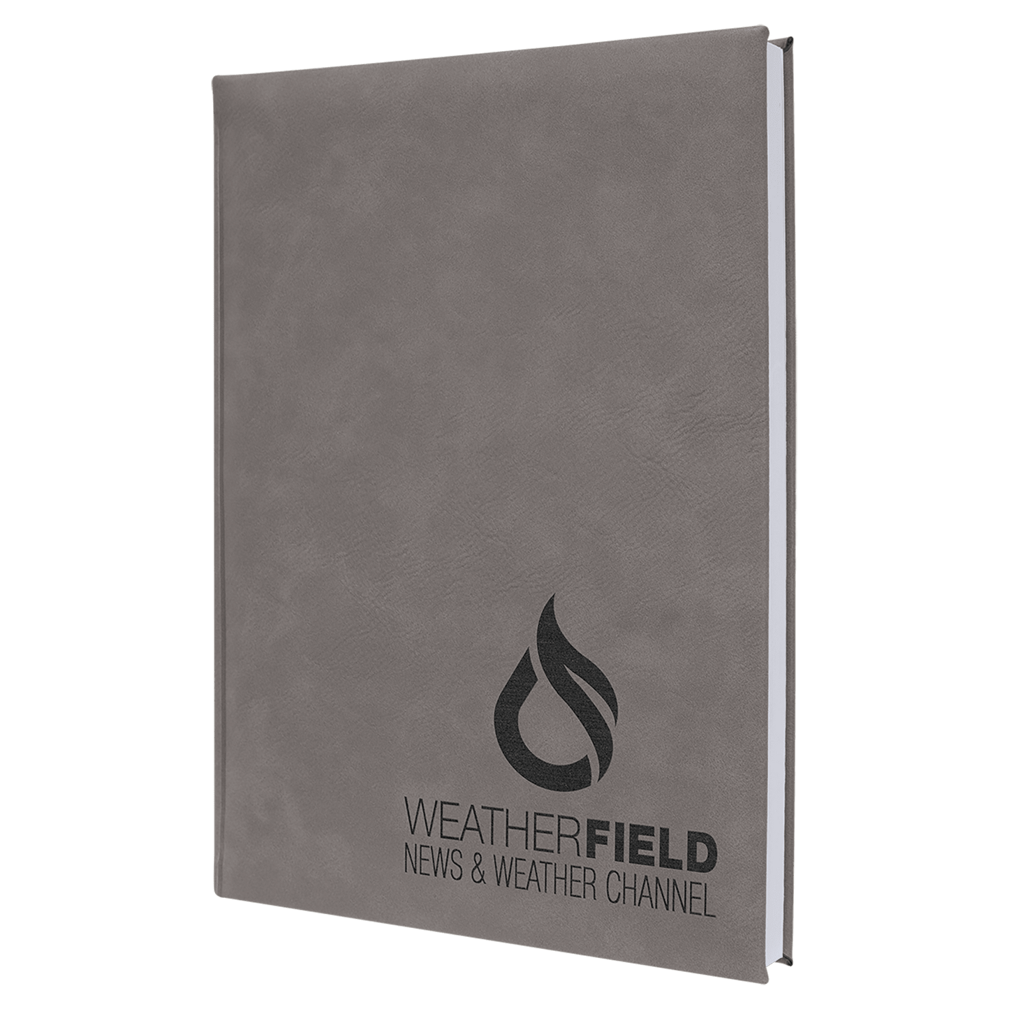 Burnmark Personalized Leatherette Journal | Laser Engraved Gift | Everett June
