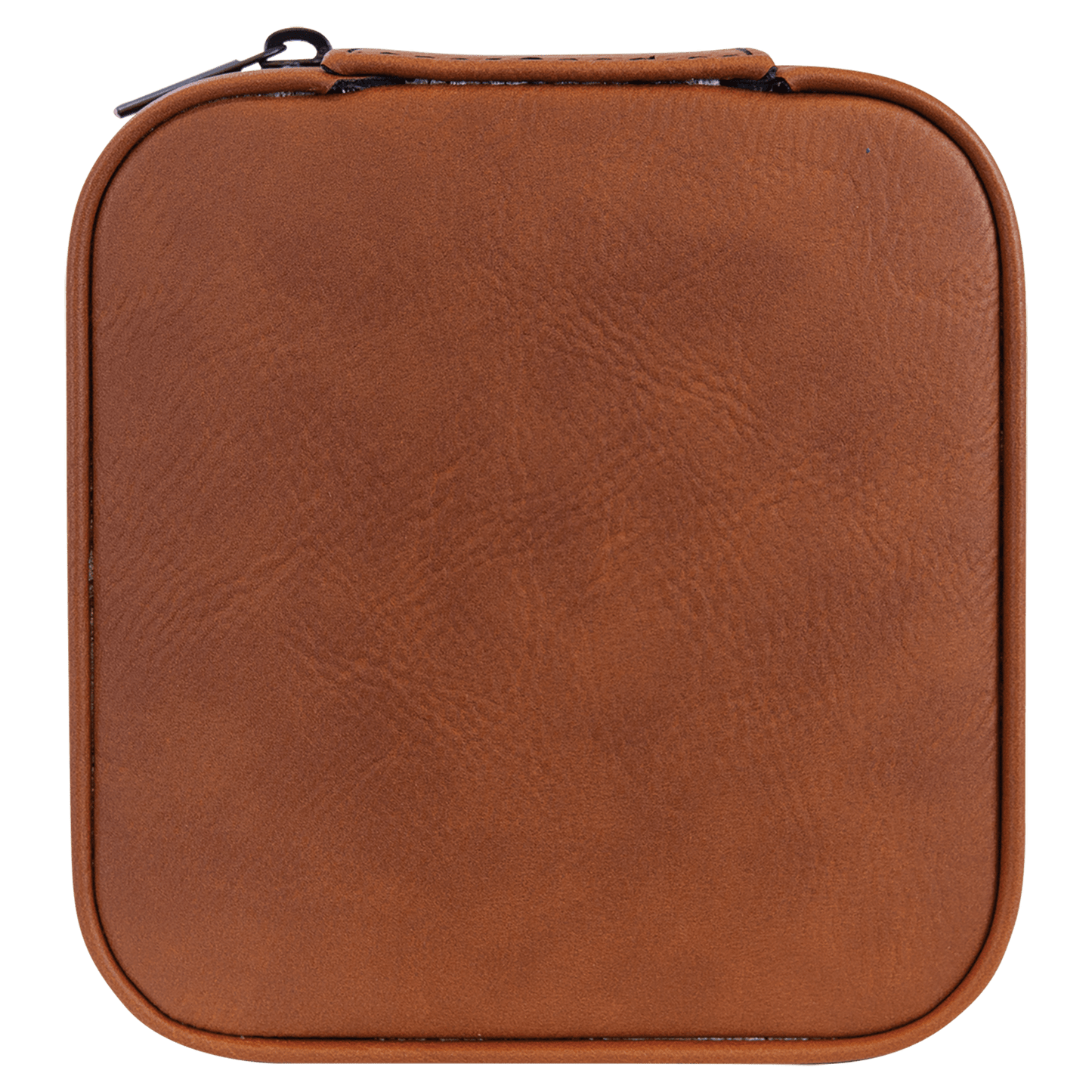 EngraveElite Vegan Leather Travel Jewelry Box - Black, Rawhide