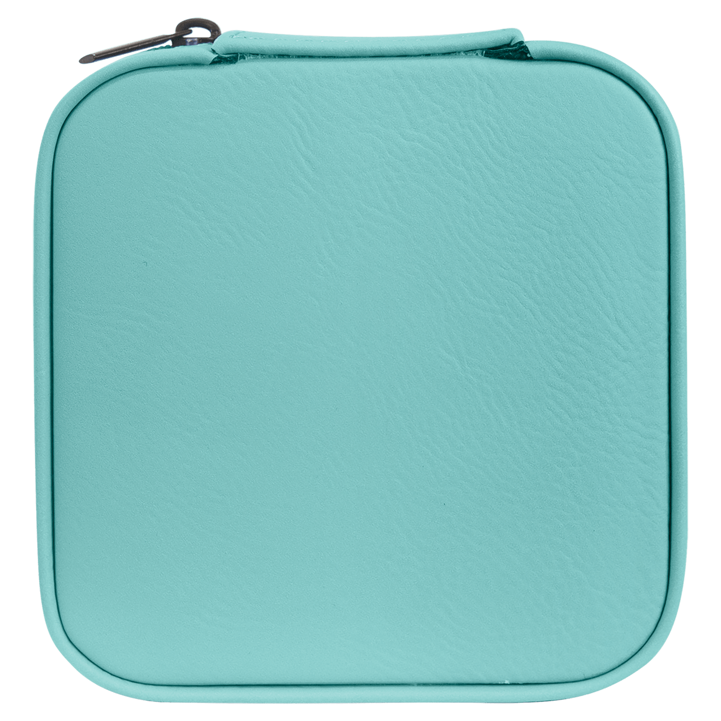 EngraveElite Vegan Leather Travel Jewelry Box - Black, Teal