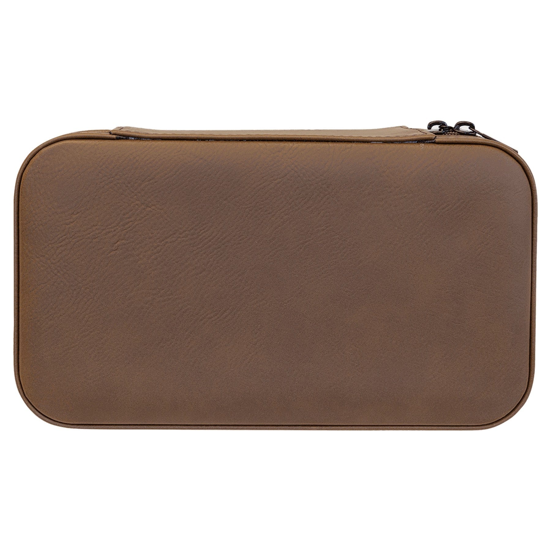 Dark Brown Large Leatherette Jewelry Box